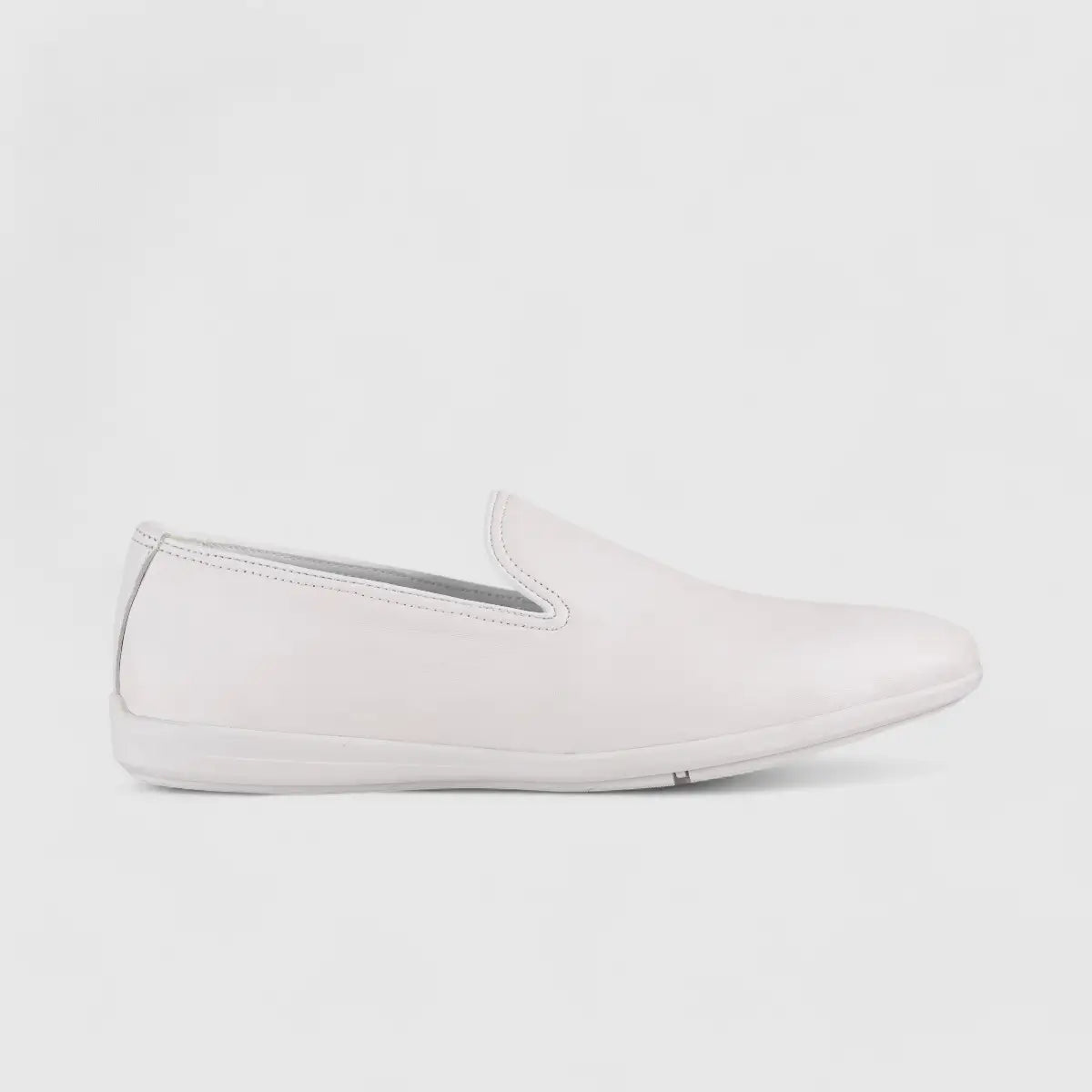 Formales Leather Loafers White 2142A-3
