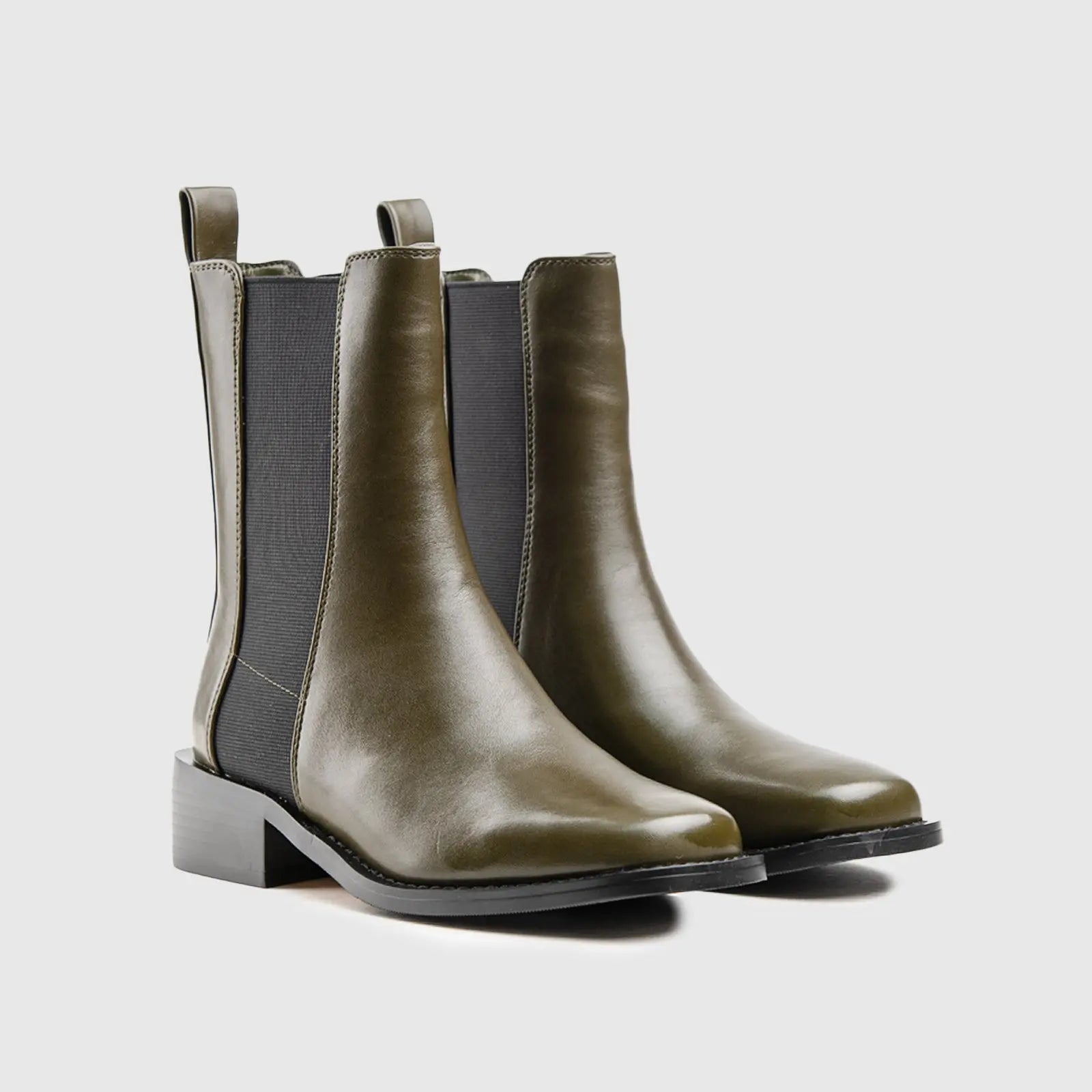 Dress Ankle Boots Green Car009