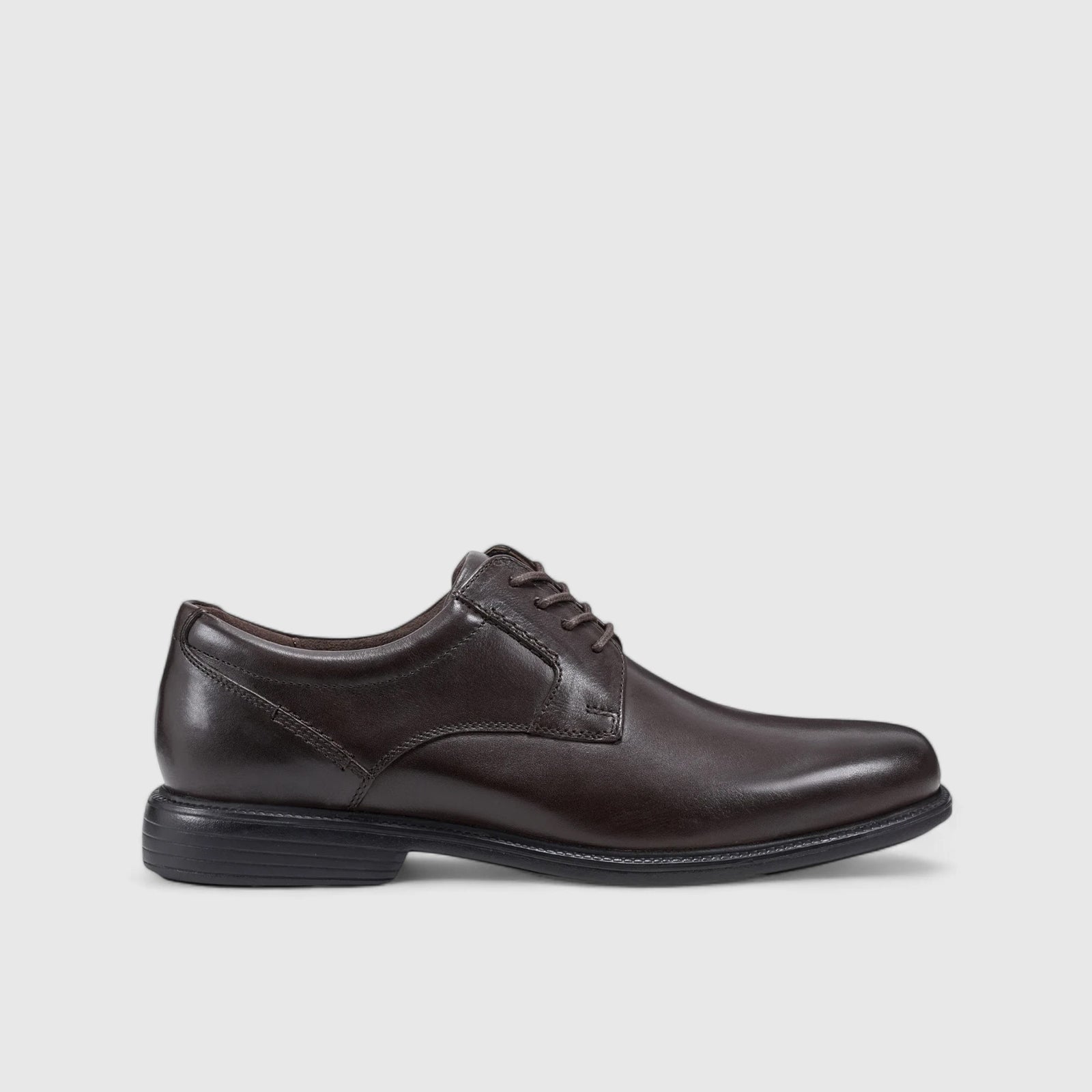 Rockport Charles Road Plain Toe Lace Up Comfort Shoe Brown