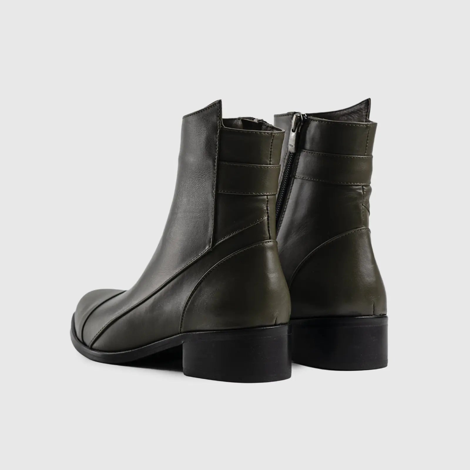 Leather Ankle Boots 11098