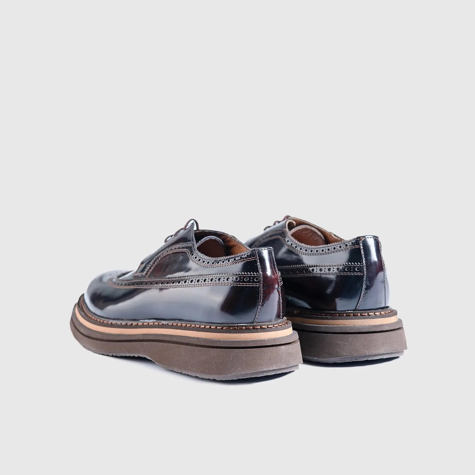 Statement Chunky Sole Oxfords 124-30 Brown