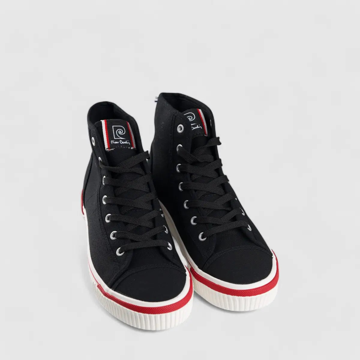 PC Casual Hi Top Sneaker Black/White 00694
