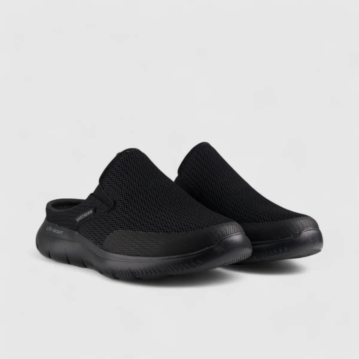 Skechers Comfort Open Back Slip On Black 232574