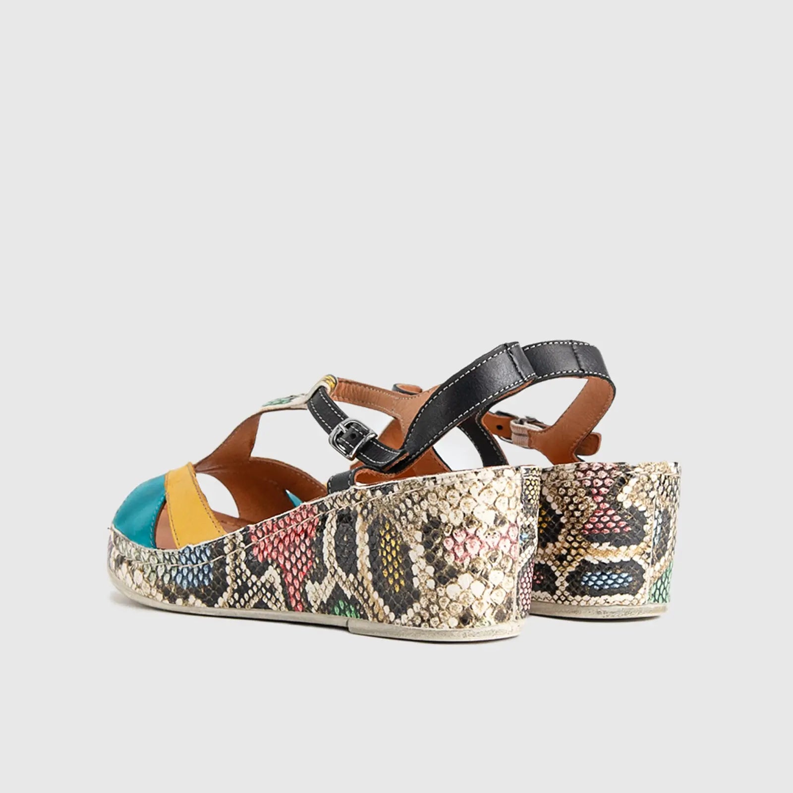 Comfort Wedge Sandal Multi 498-499