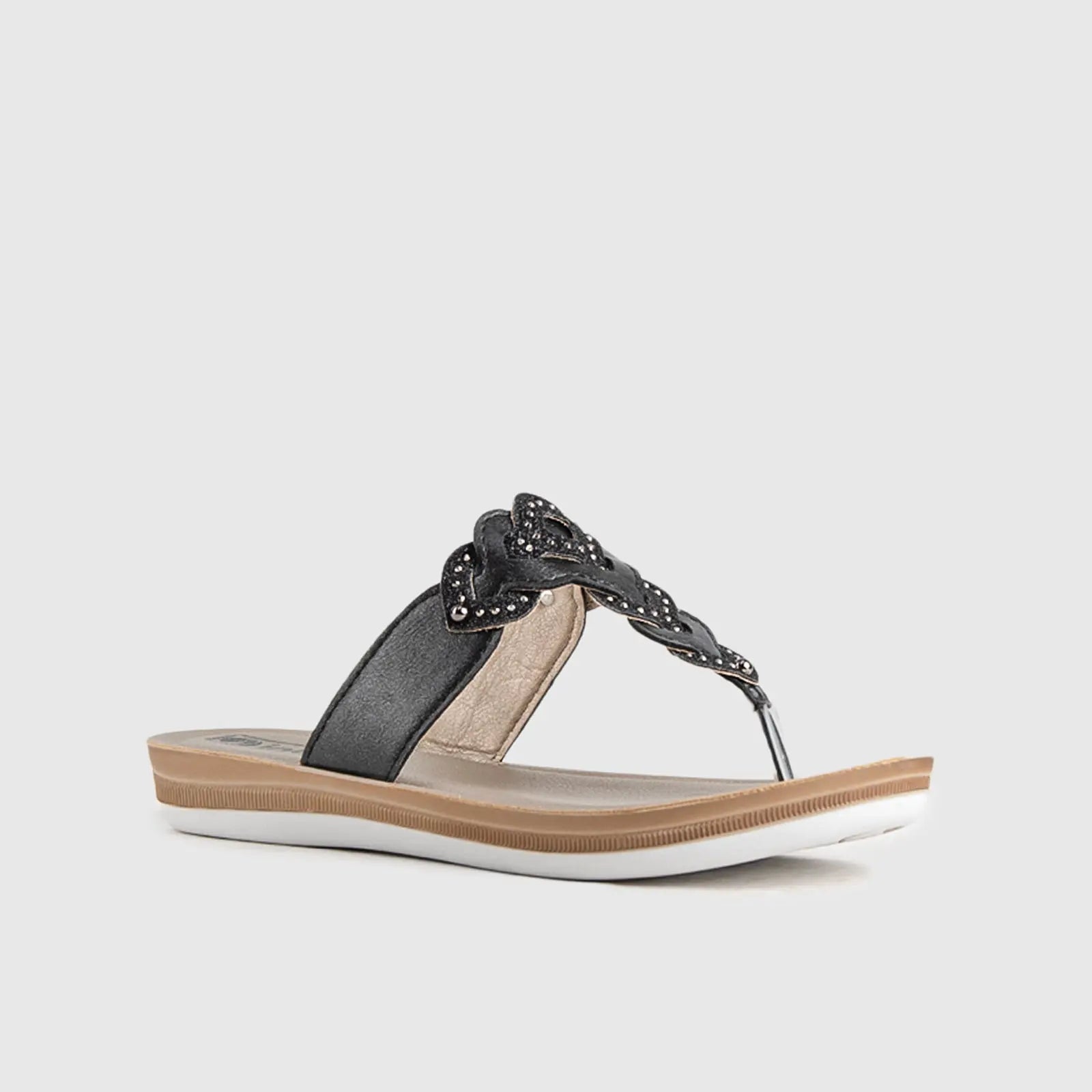 Ladies Comfort Sandals BA039 Black