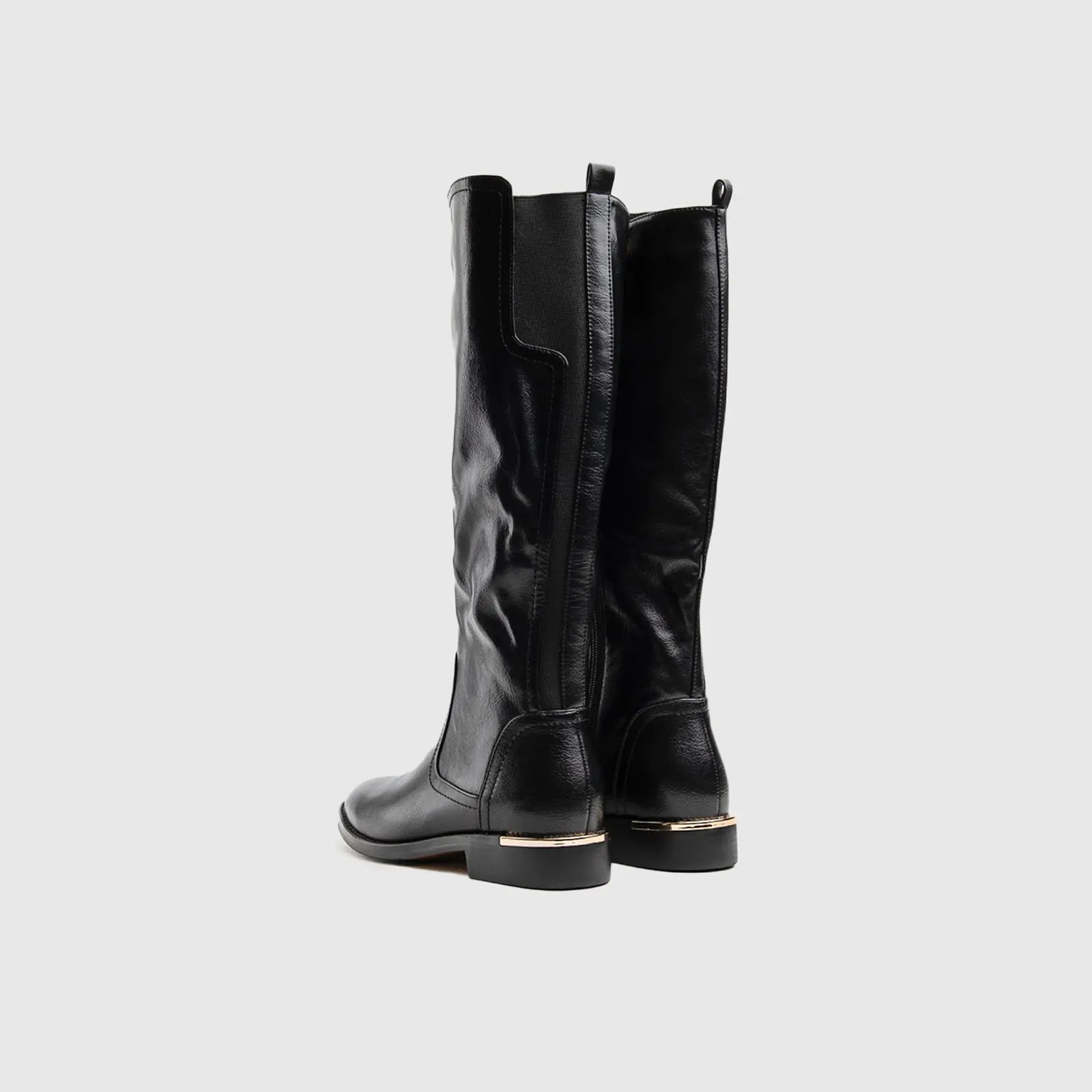 Statement Rider Boot Black Car027