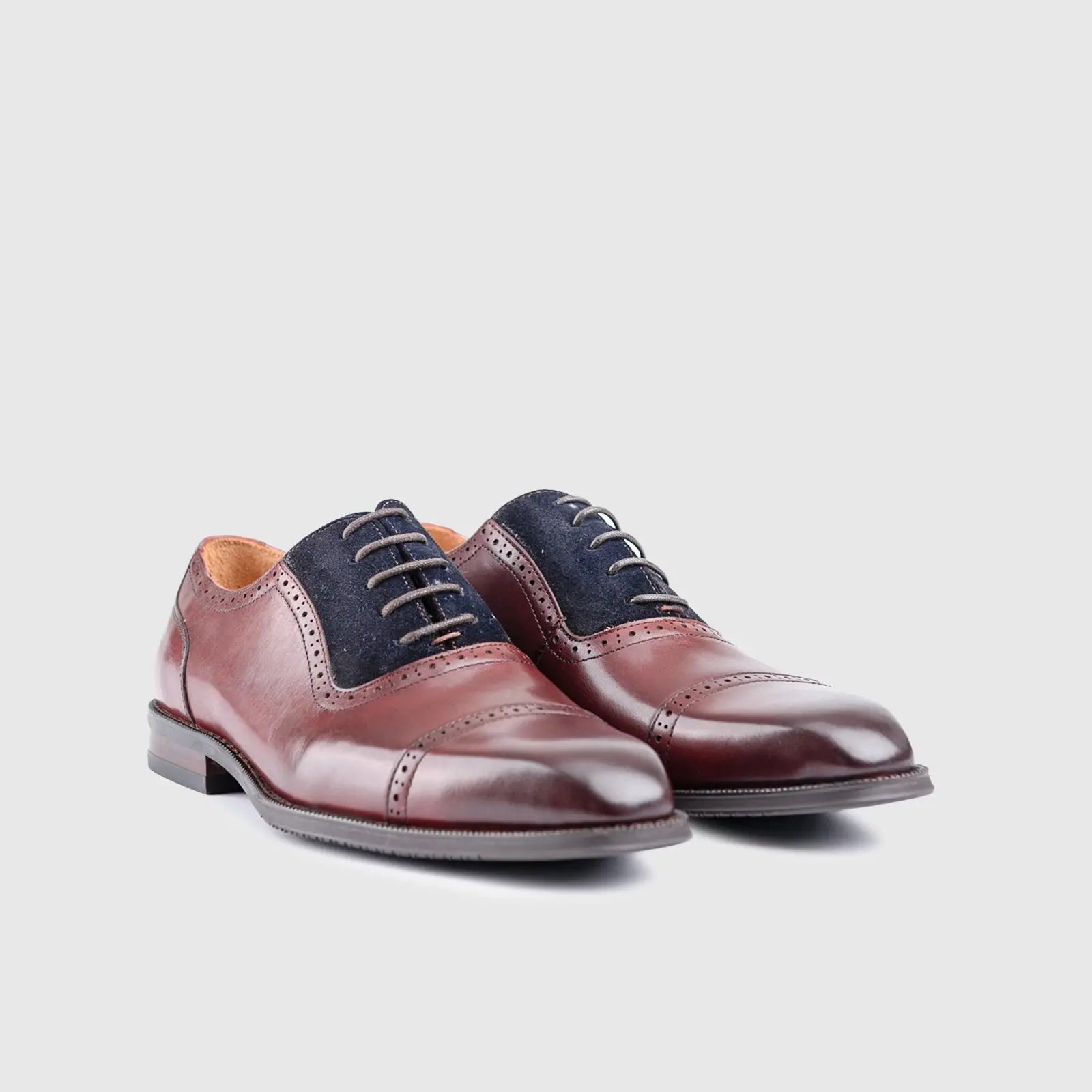 Dress Oxfords Burgandy /Navy EL007