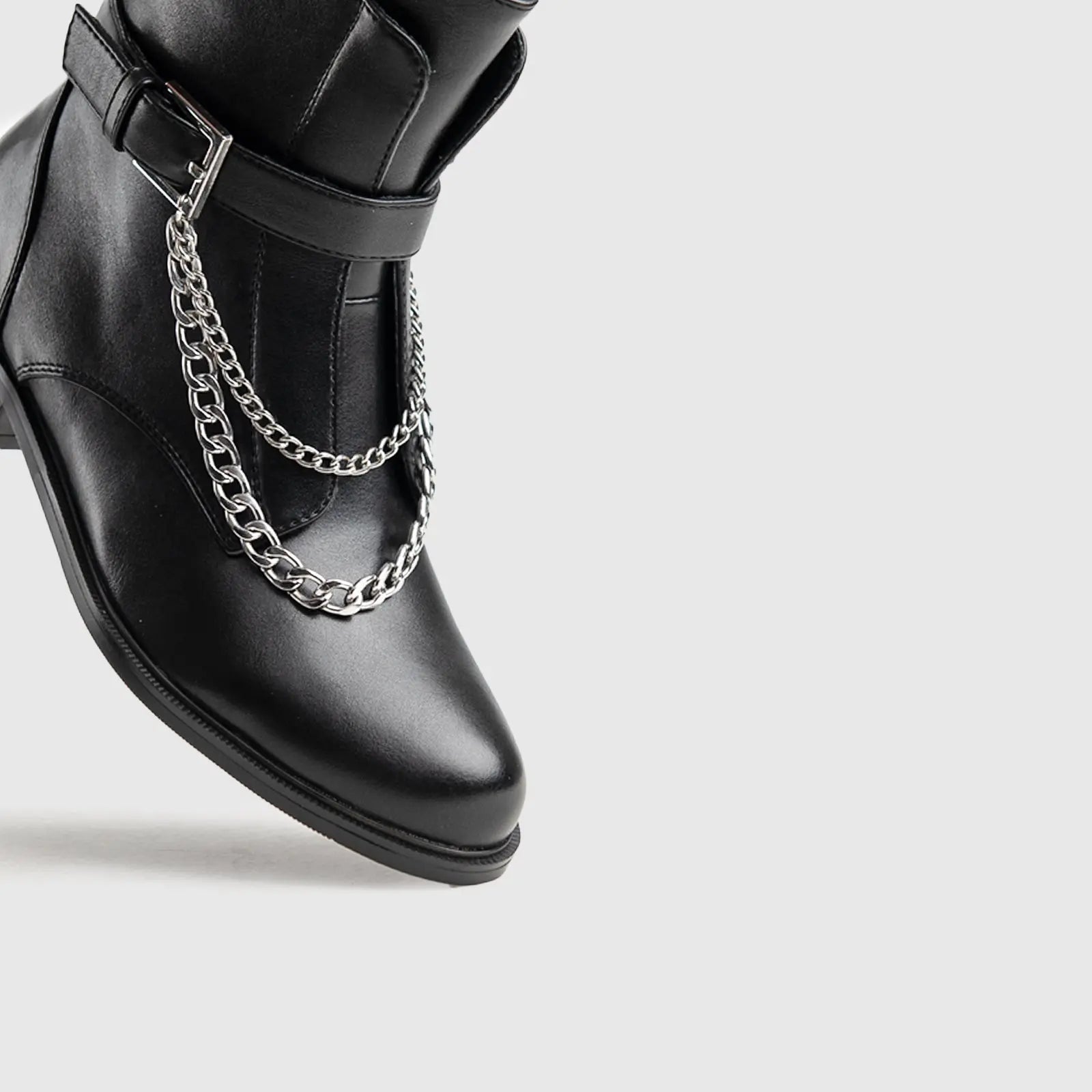 Statement  Ankle Boots Black Car026