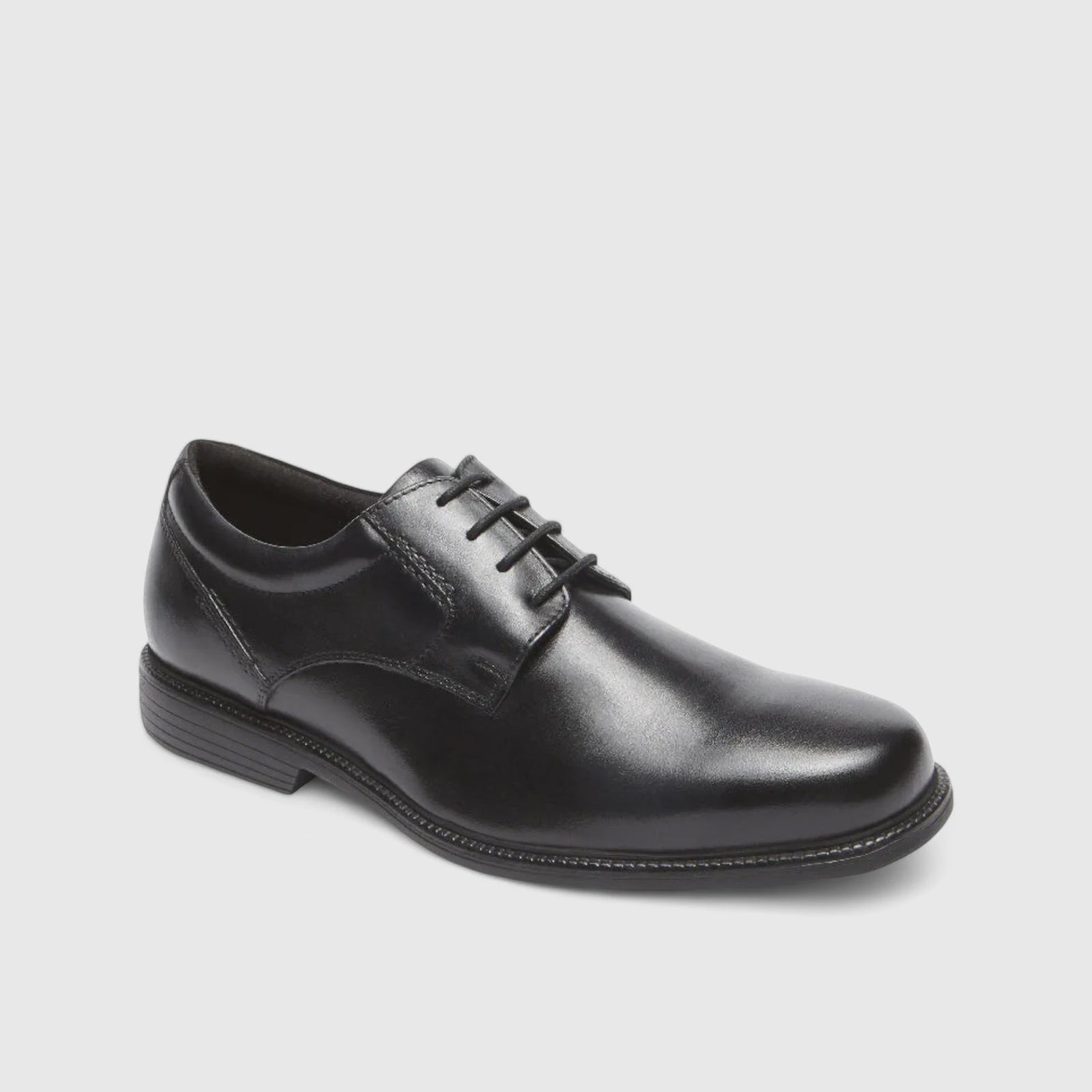 Rockport Charles Road Plain Toe Lace Up Comfort Shoe Black