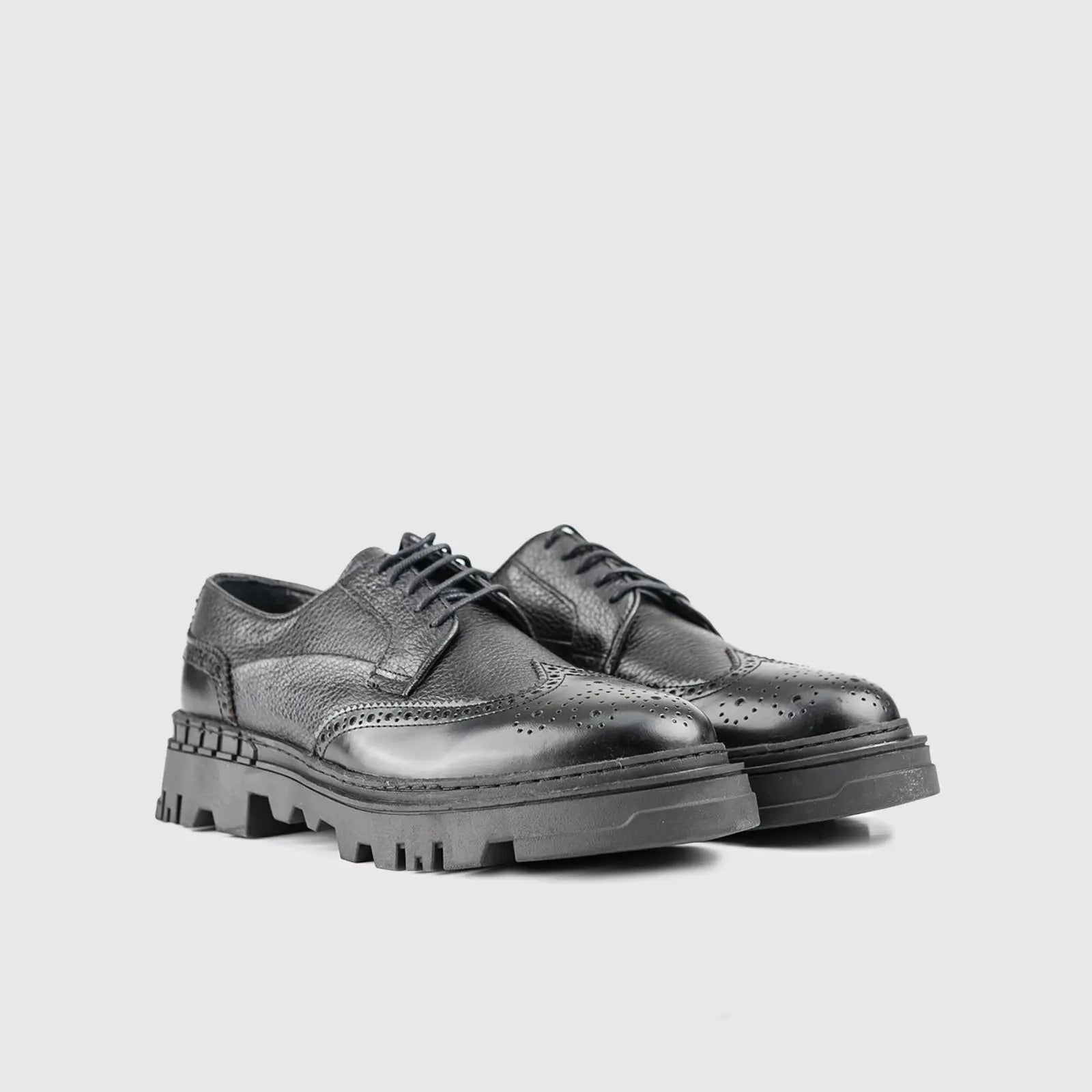 Chunky Sole Oxfords Black 2801