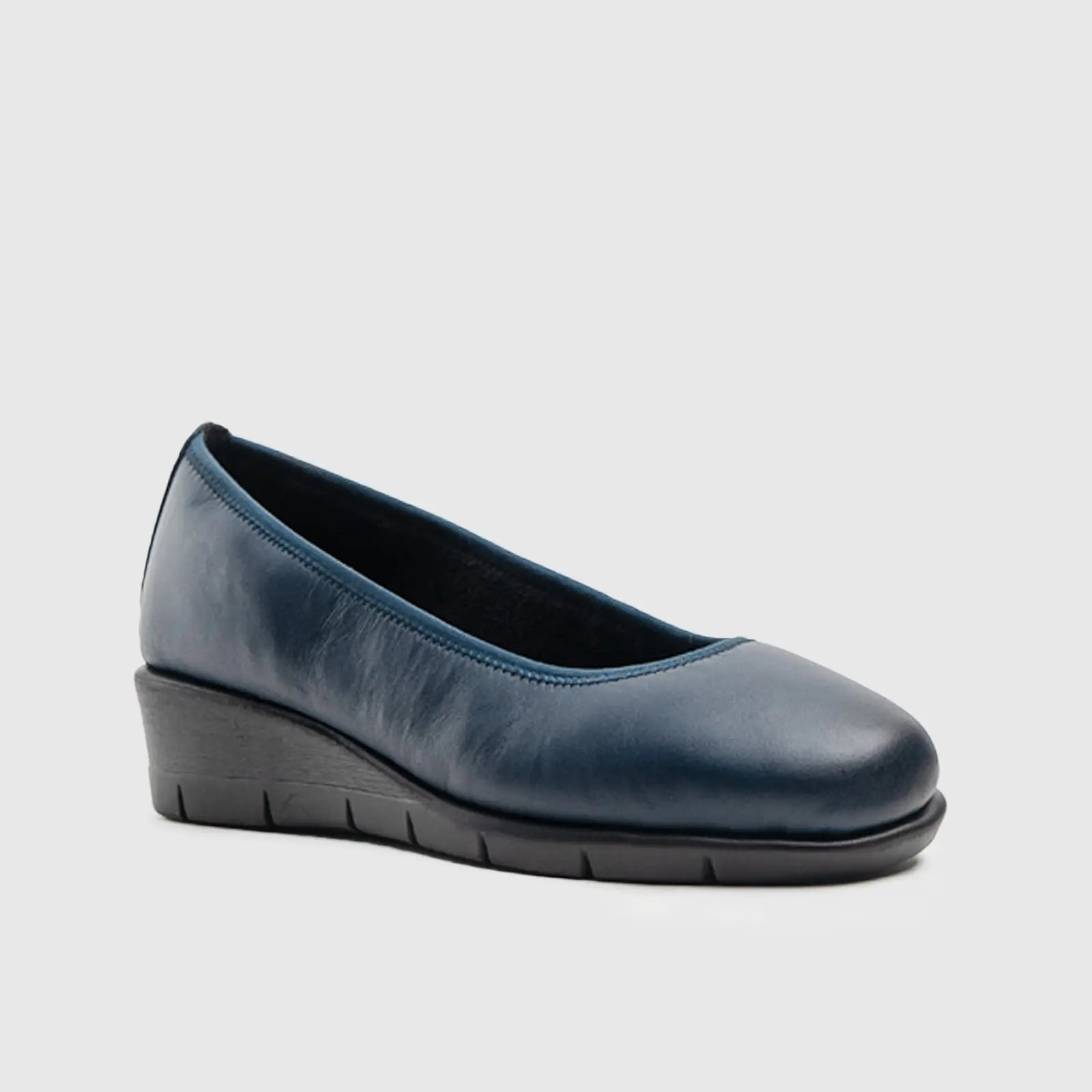 Gracen Navy Ladies Wedge