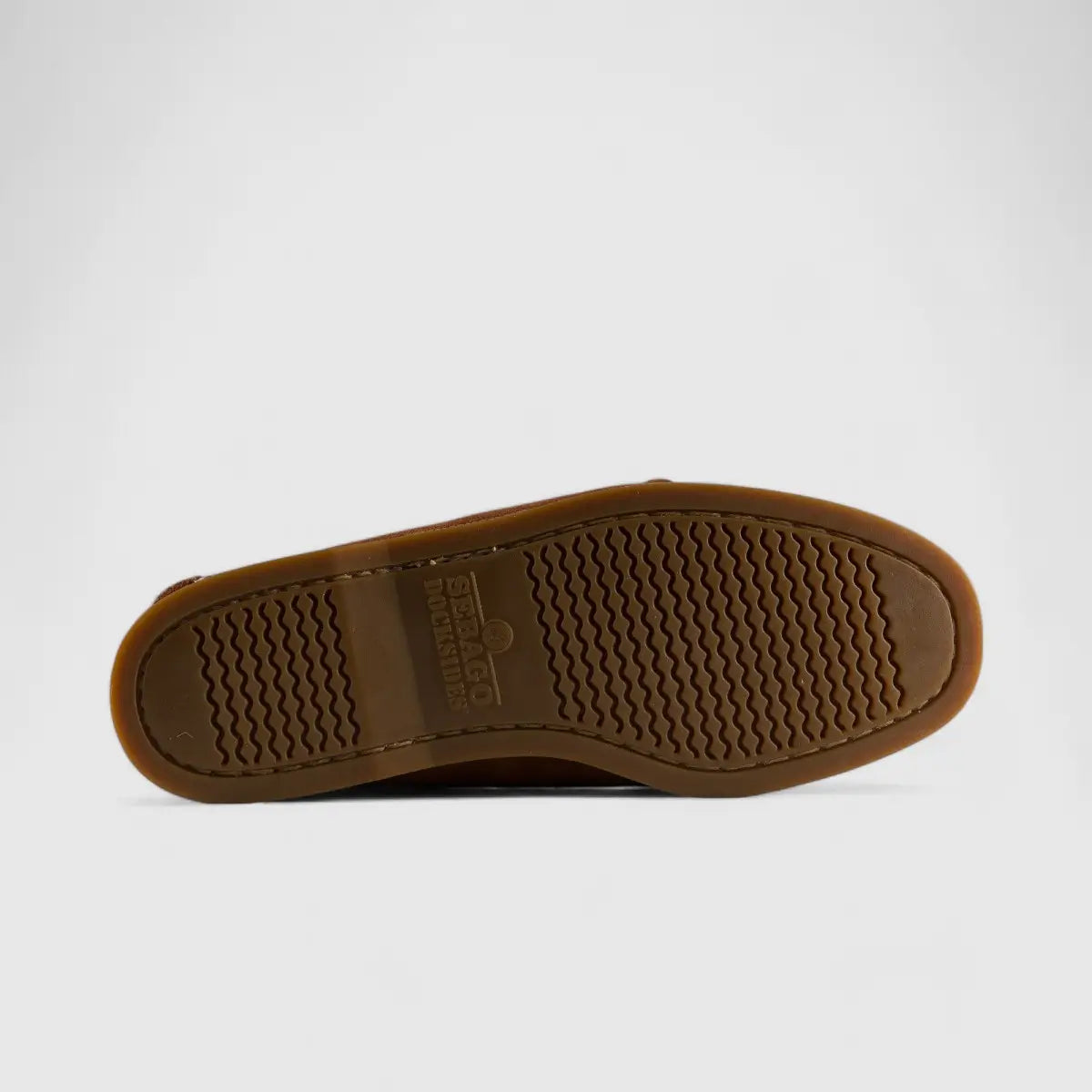 Sebago Docksides Portland Suede Brown Cognac Gum 7000G90