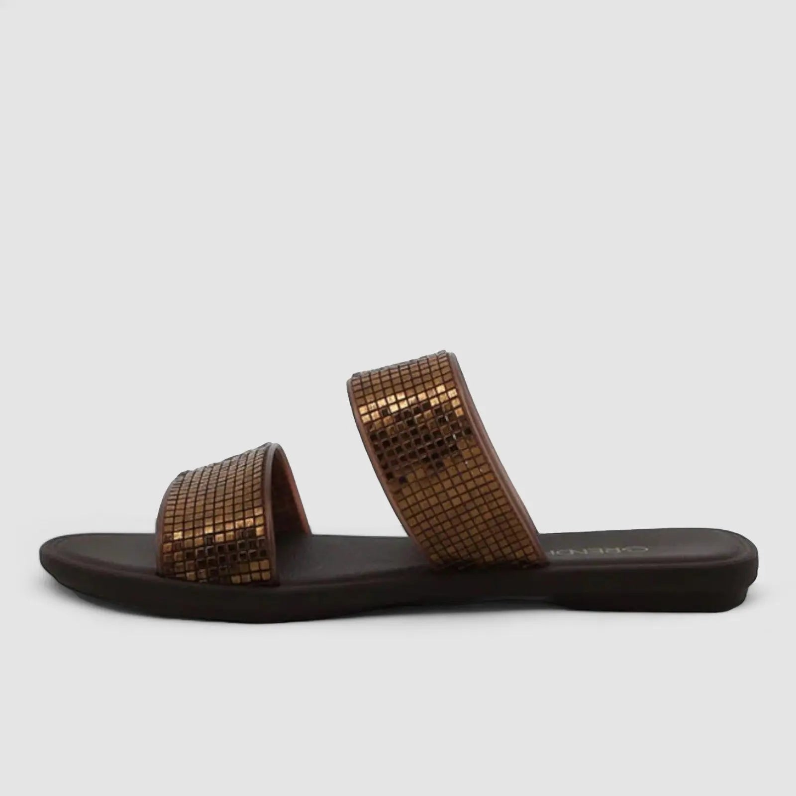 Grendha Buriti Icone Slide Brown 18694