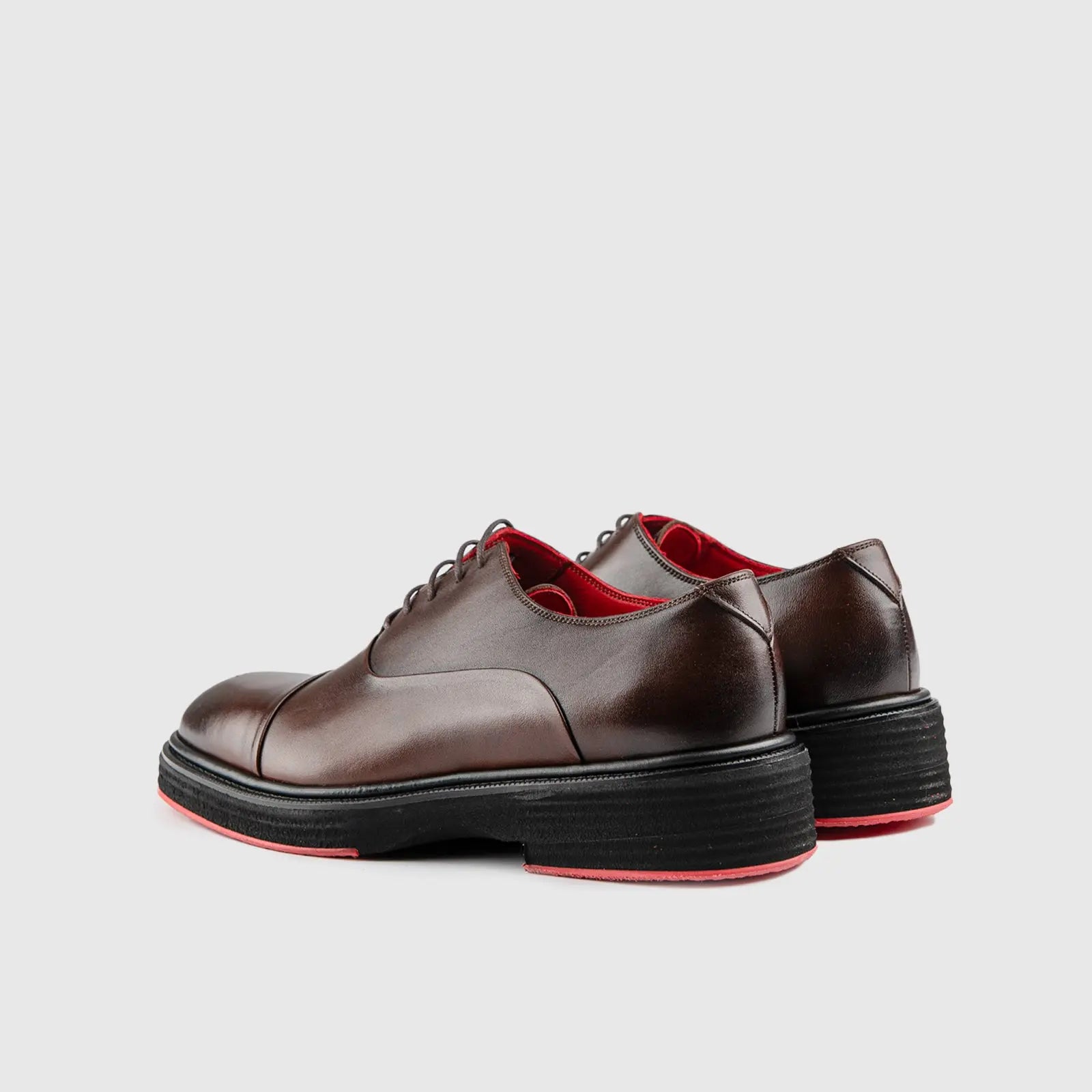 Chunky Sole Dress Oxfords Brown 0238