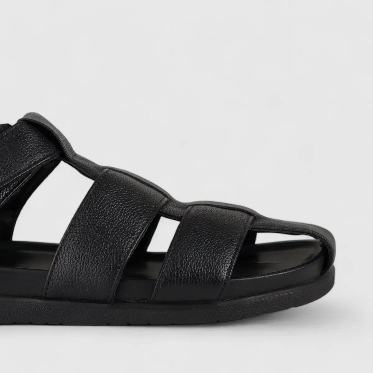 Hp Joe Leather Sandal Black 00866