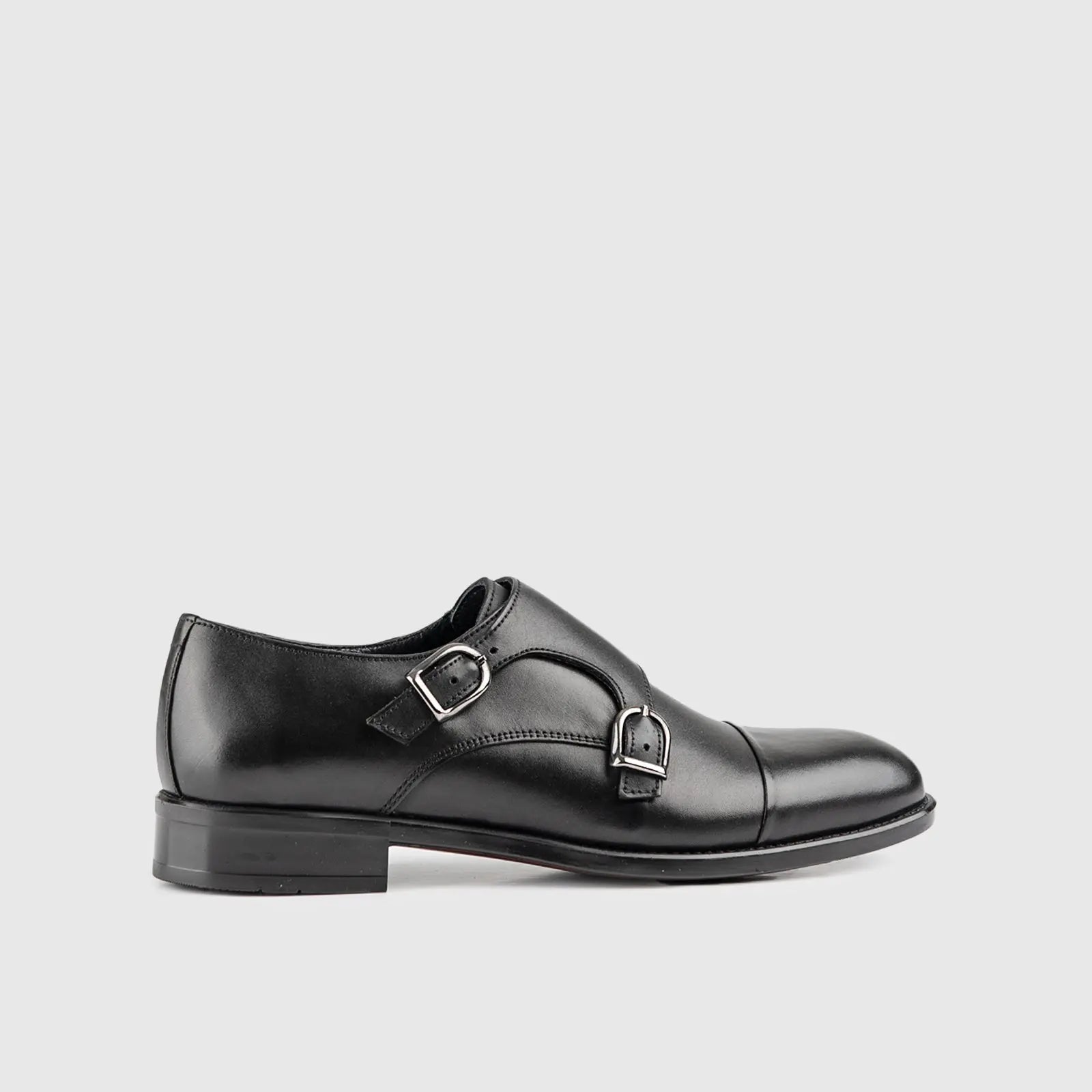 Dress Double Monk Loafers Black 9769/1