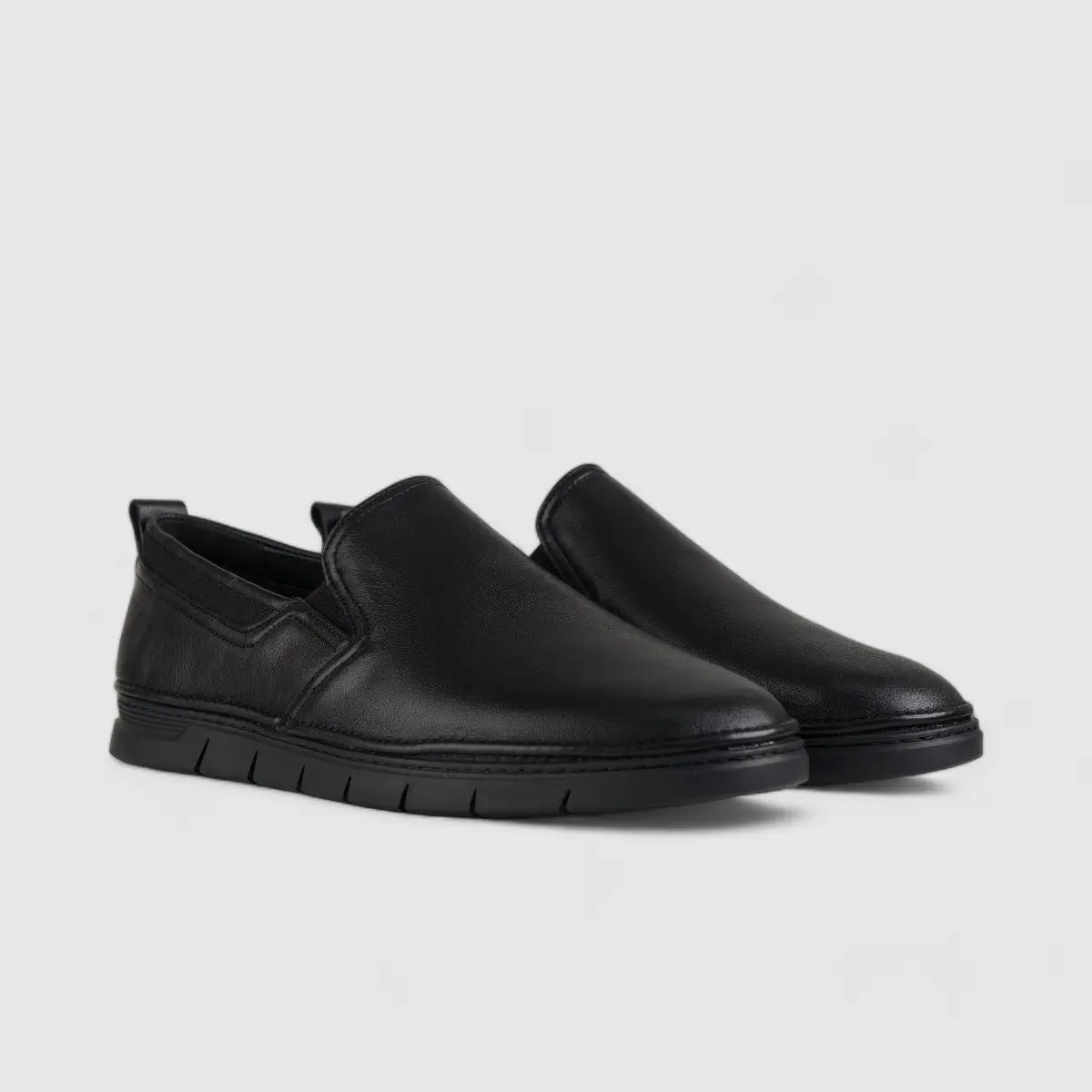 Formales Leather Loafers Black JB852208