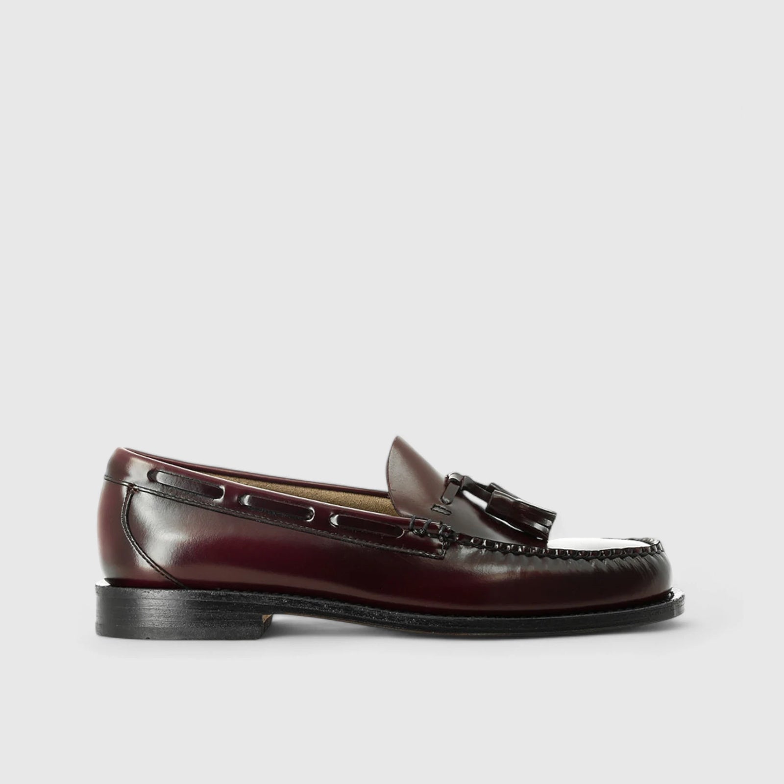 Bass Larkin Moc Tassel 11015 Burgandy
