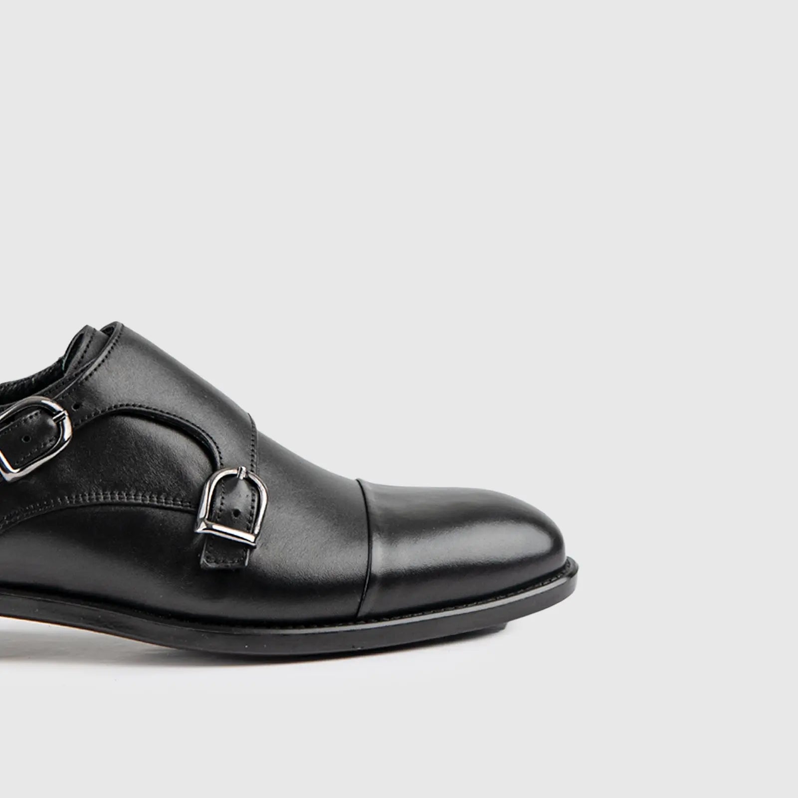 Dress Double Monk Loafers Black 9769/1