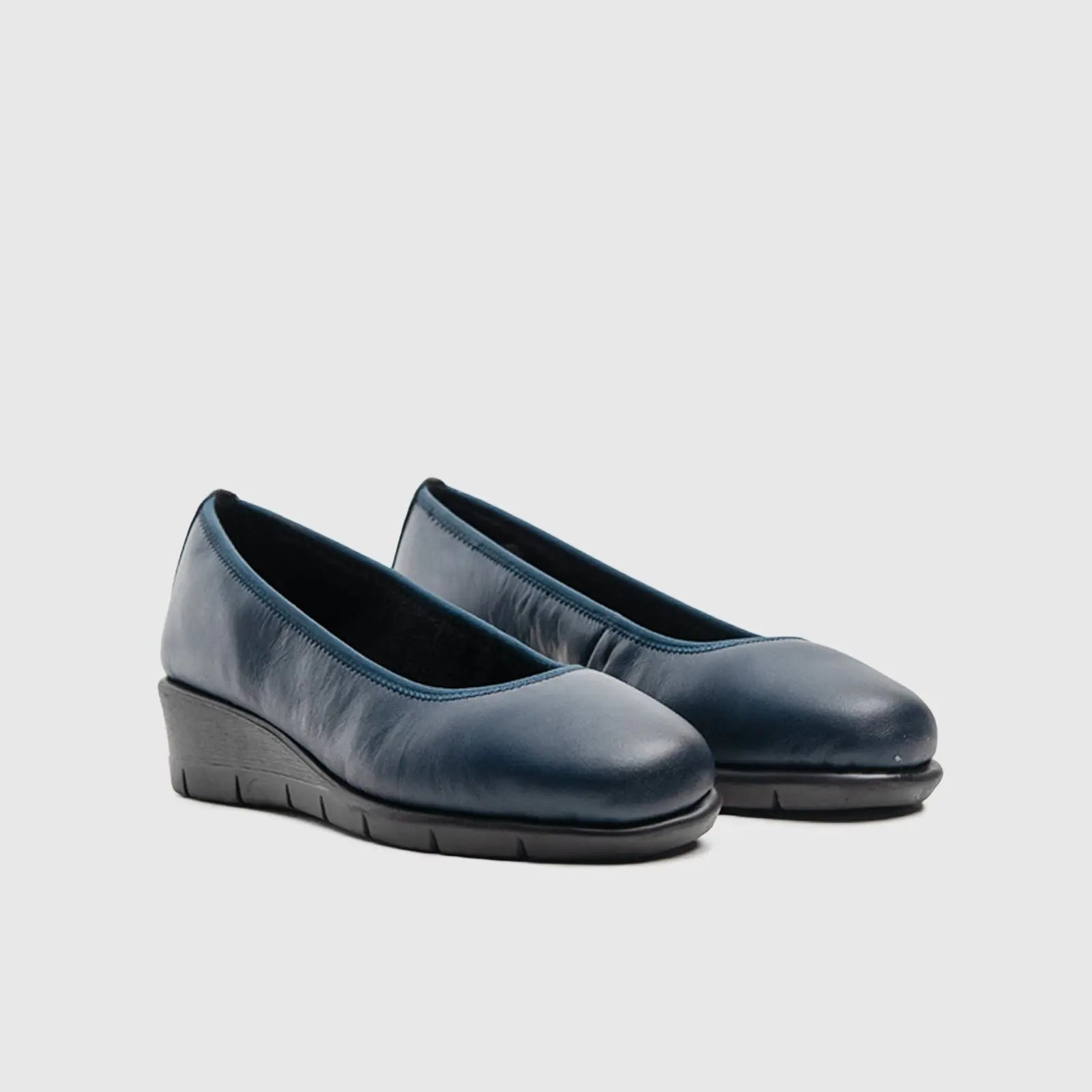 Gracen Navy Ladies Wedge