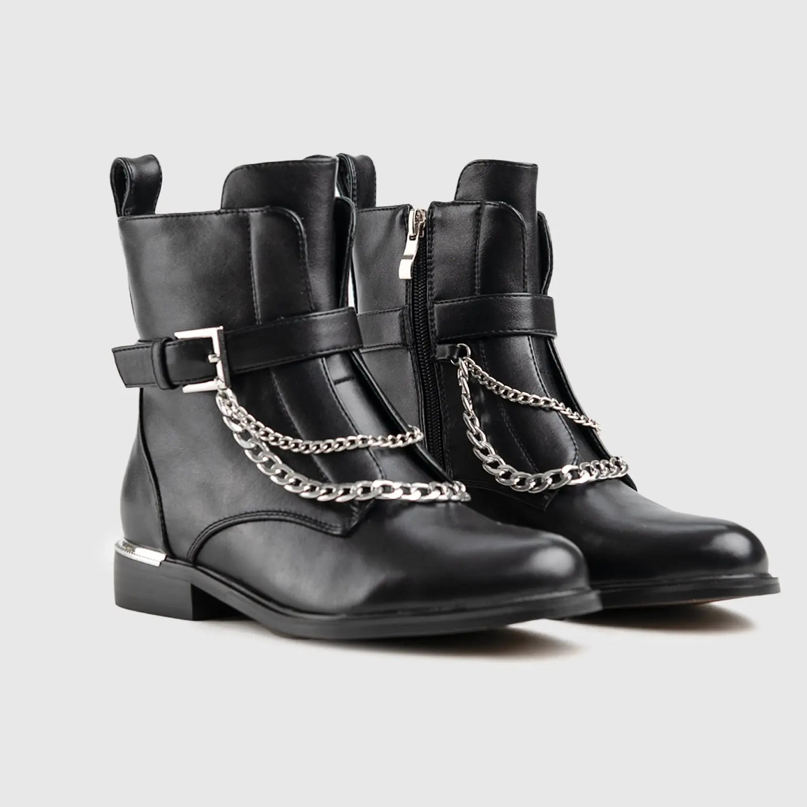 Statement  Ankle Boots Black Car026