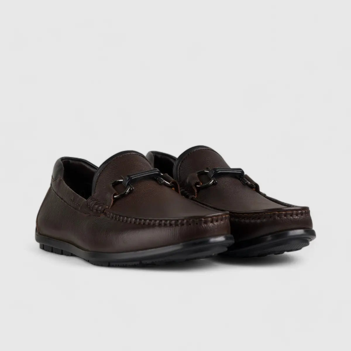 Formales Leather Loafers Brown 2137A-13