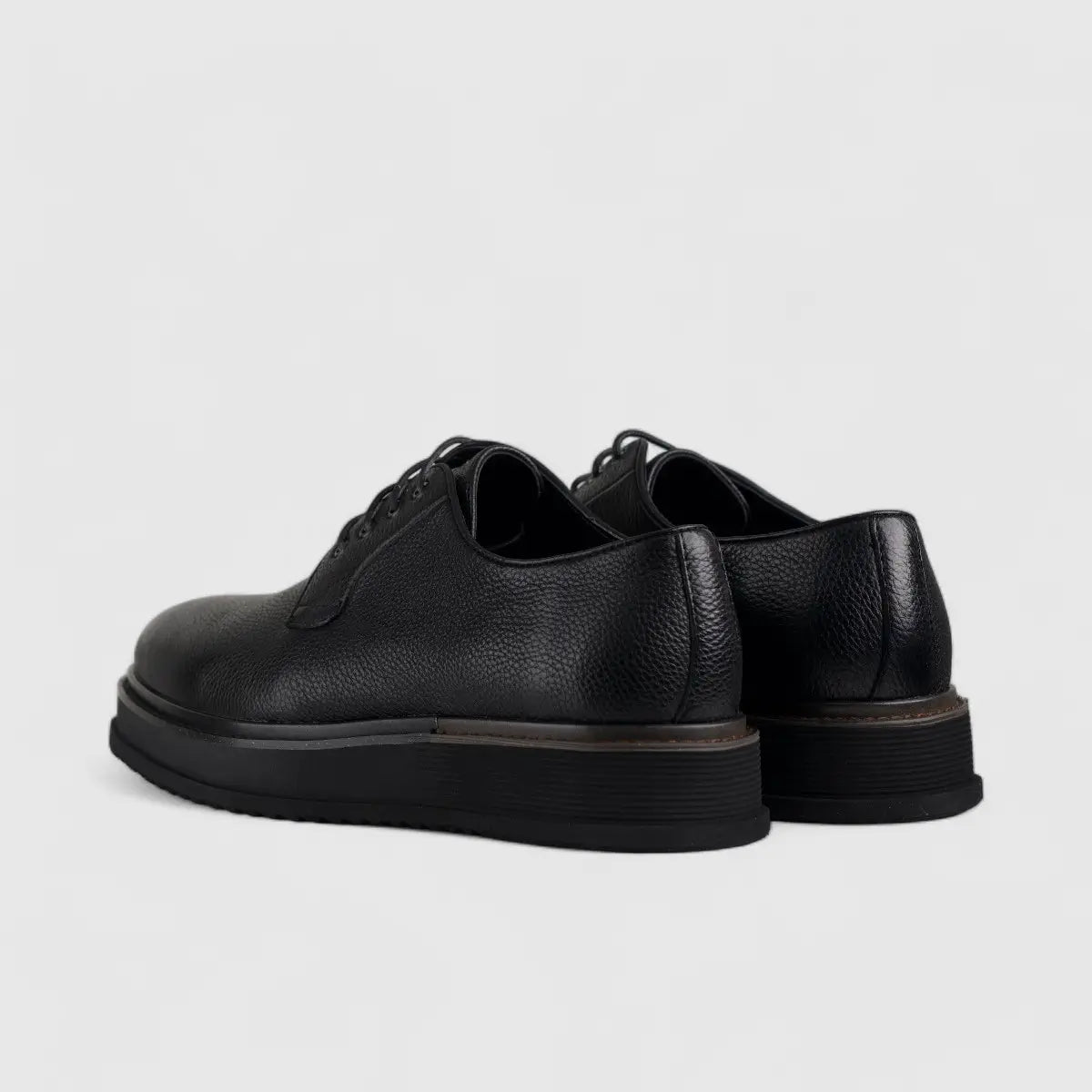 Formales Chunky Sole Oxfords Black 175-A131