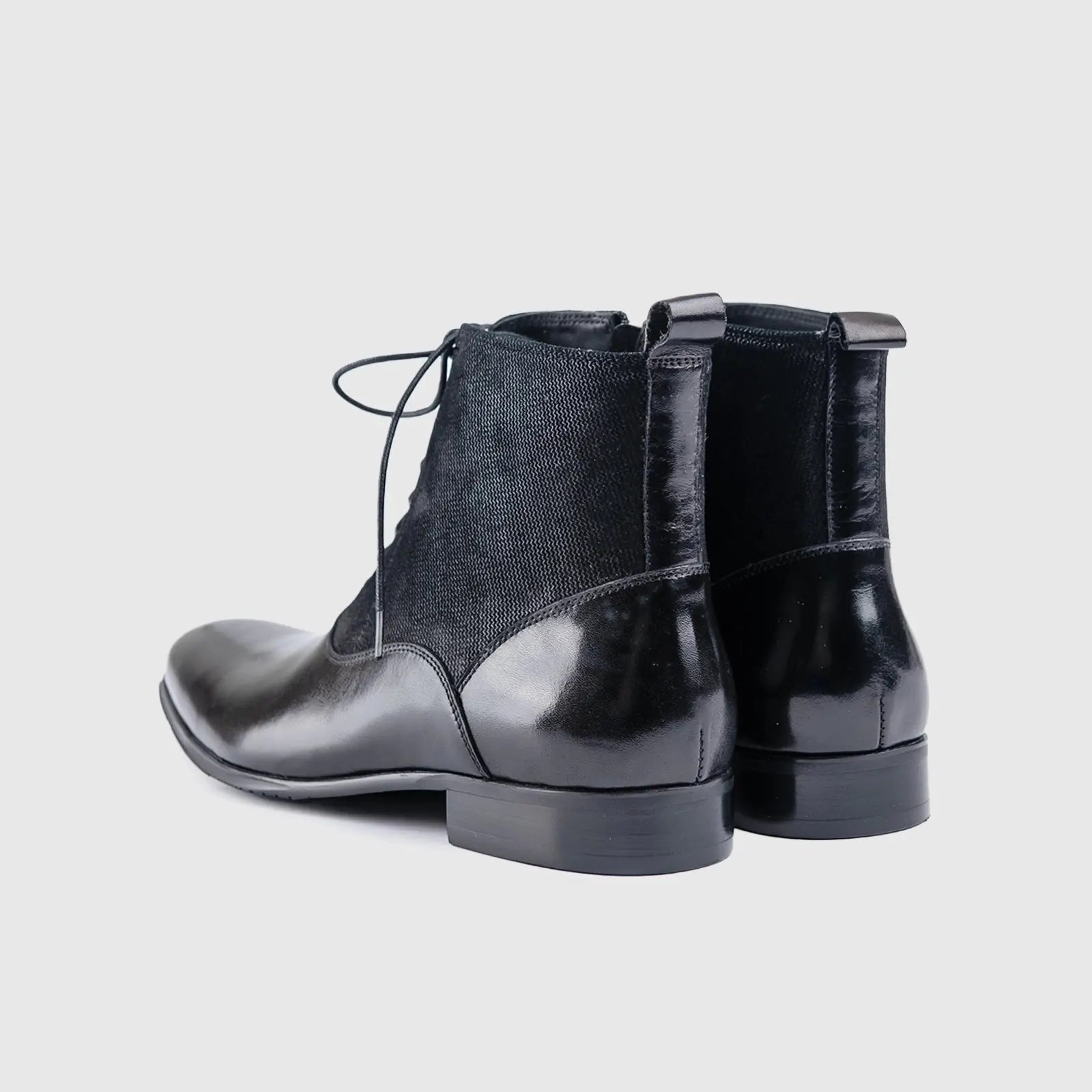 Dress Oxfords Boots Black EL039