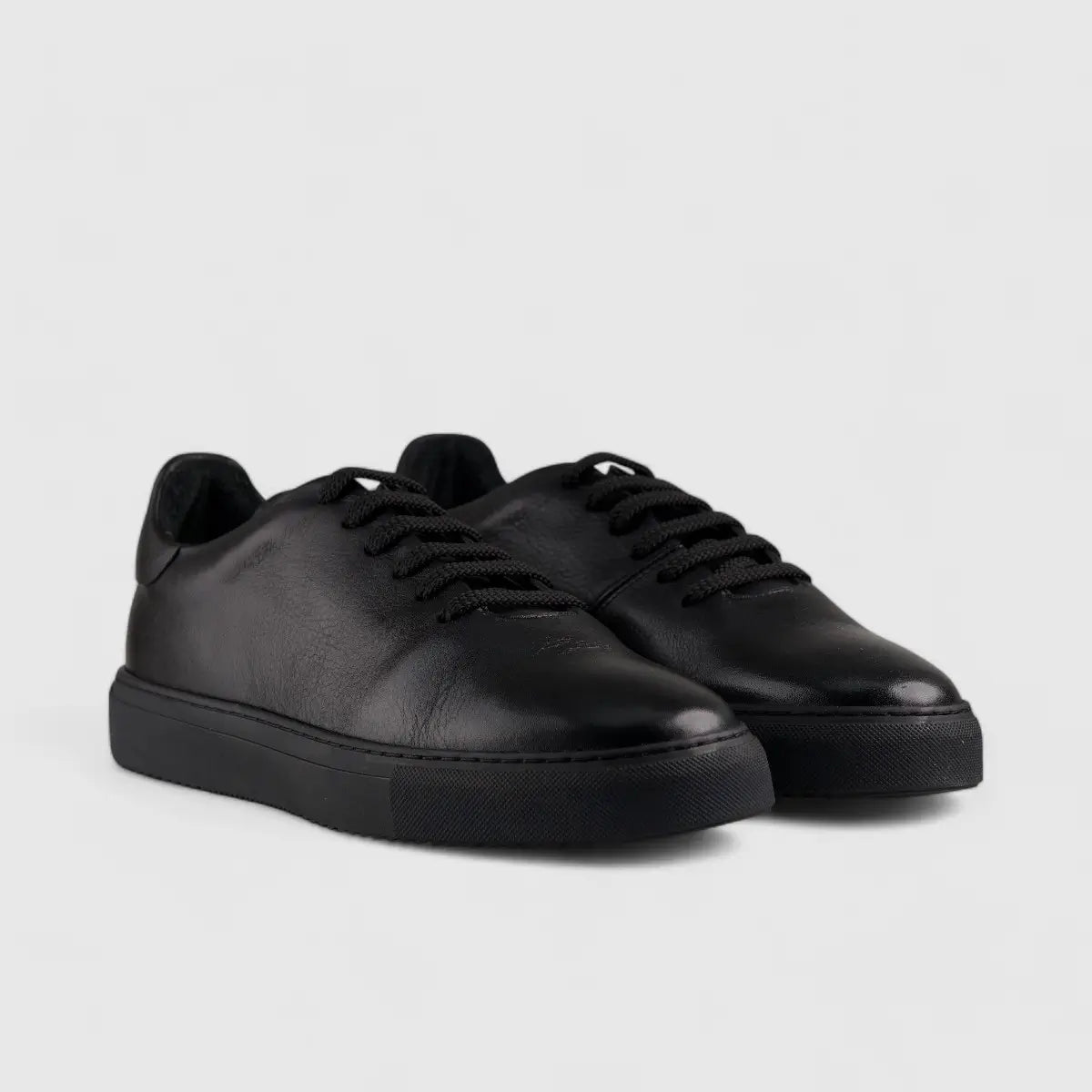 Formales Lace Up Leather Sneaker Black Tokyo 4289