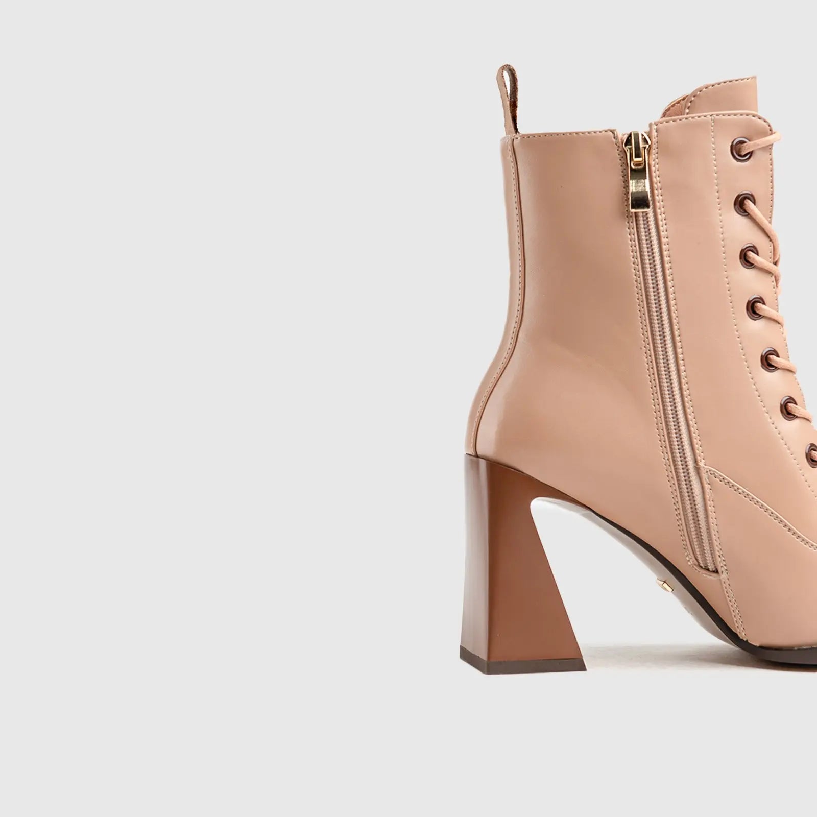 Dress Ankle Boots Beige/Brown Car015