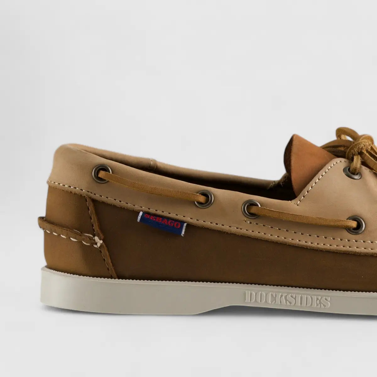 Sebago Portland Spinnaker Nubuck Wax Almond Orange 7002