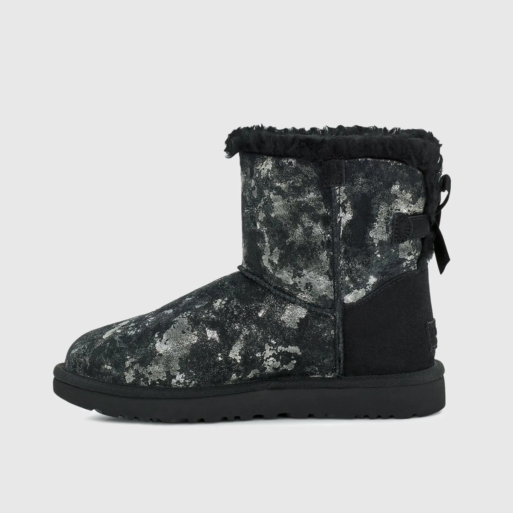 Ugg Mini Bailey Bow Gold Wash Black 1123632