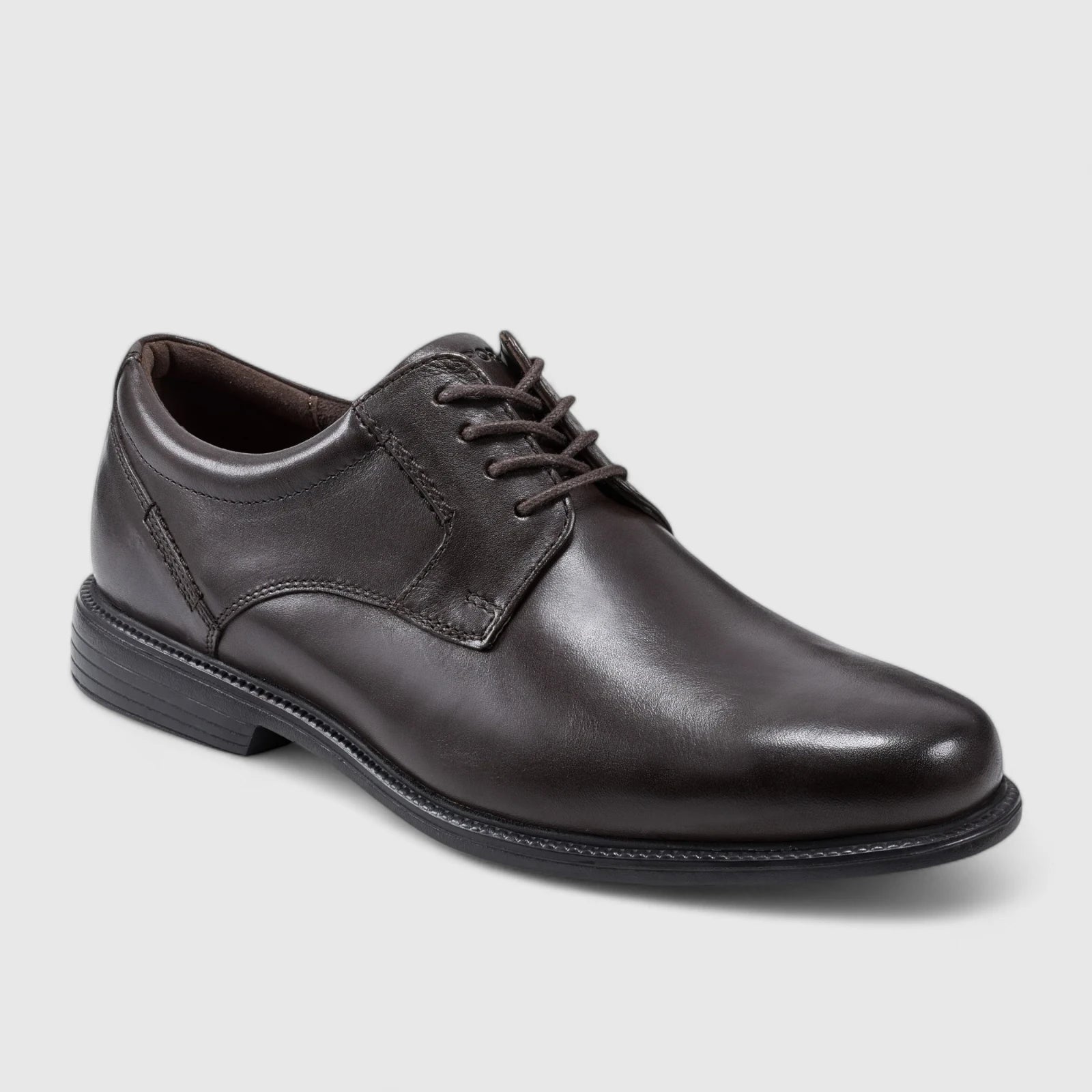 Rockport Charles Road Plain Toe Lace Up Comfort Shoe Brown