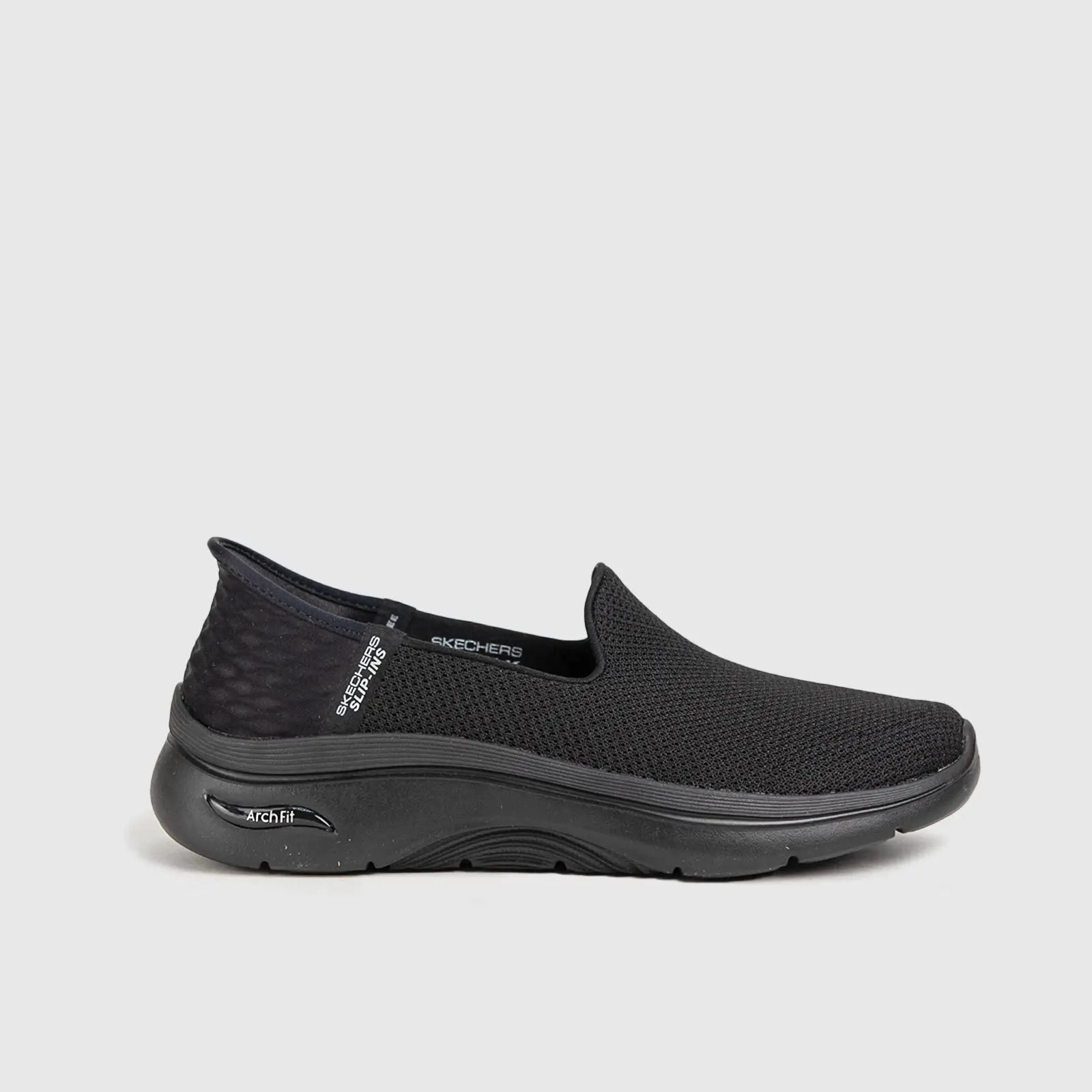 Go Walk Arch Fit 2.0 Comfort Slip Ons Black 125315