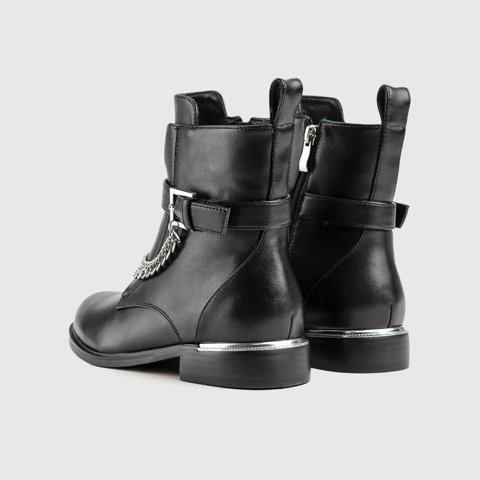 Statement  Ankle Boots Black Car026
