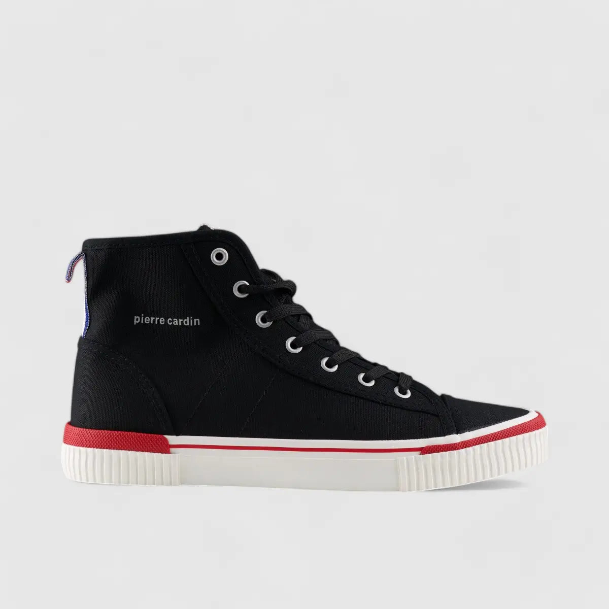 PC Casual Hi Top Sneaker Black/White 00694