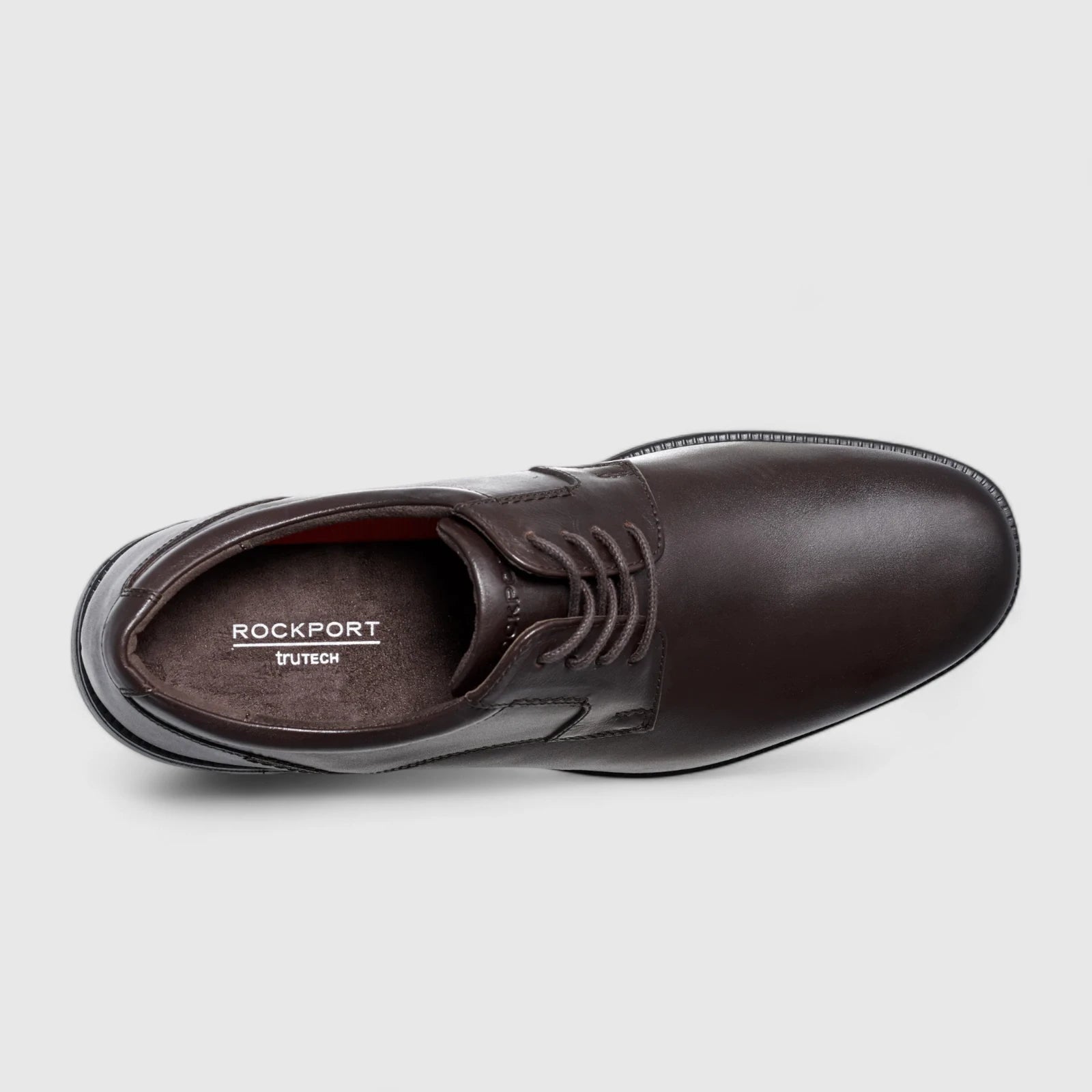 Rockport Charles Road Plain Toe Lace Up Comfort Shoe Brown