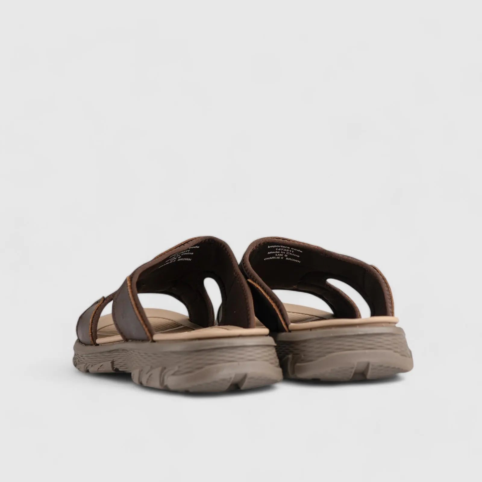 Charlie Comfort Slide Sandal Brown 00878