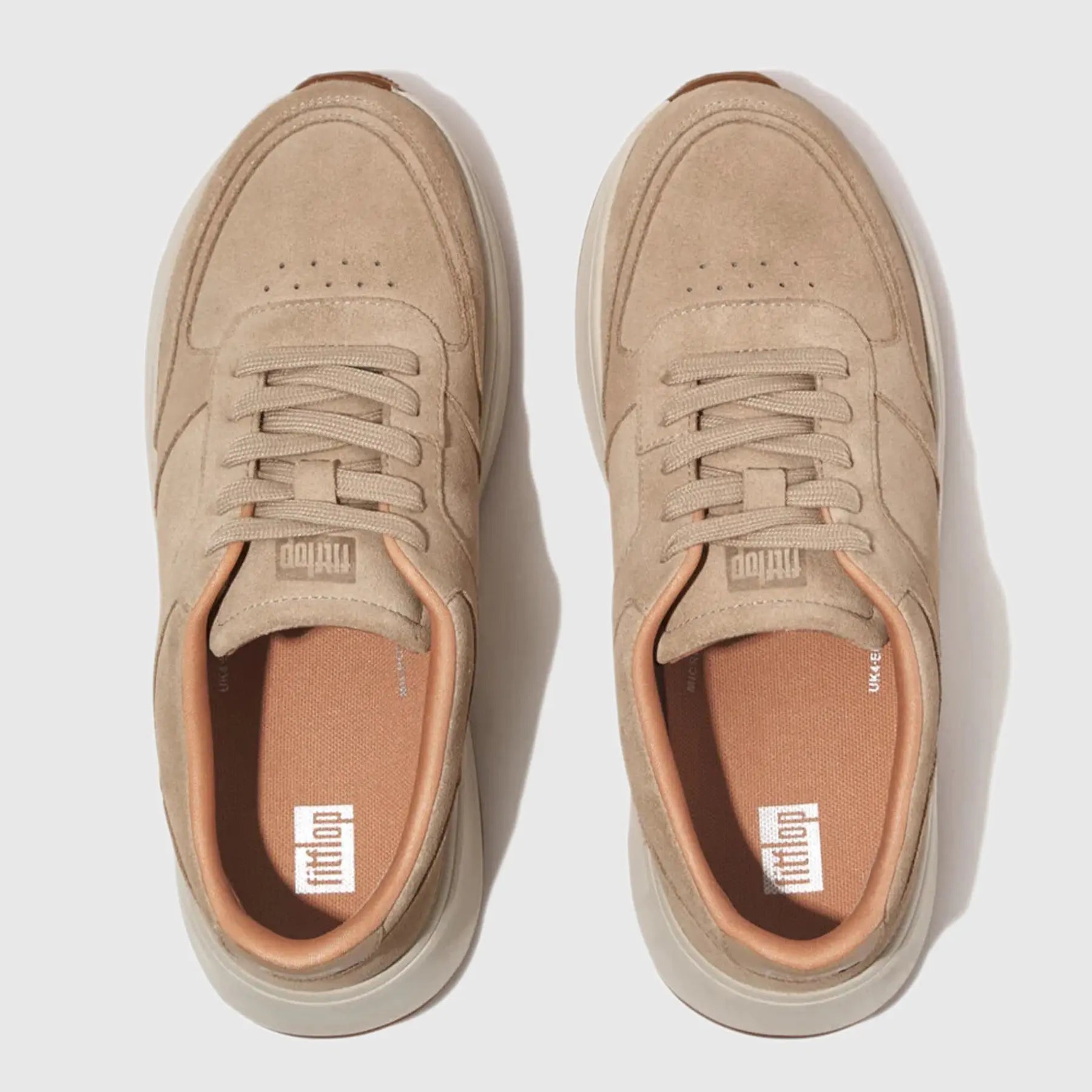 F Mode Flatform Sneaker Beige H07-A94