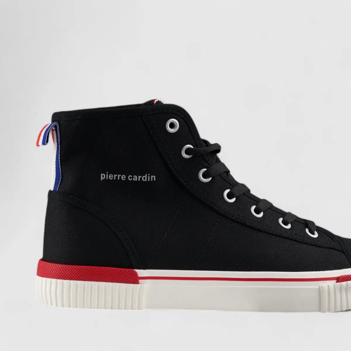 PC Casual Hi Top Sneaker Black/White 00694
