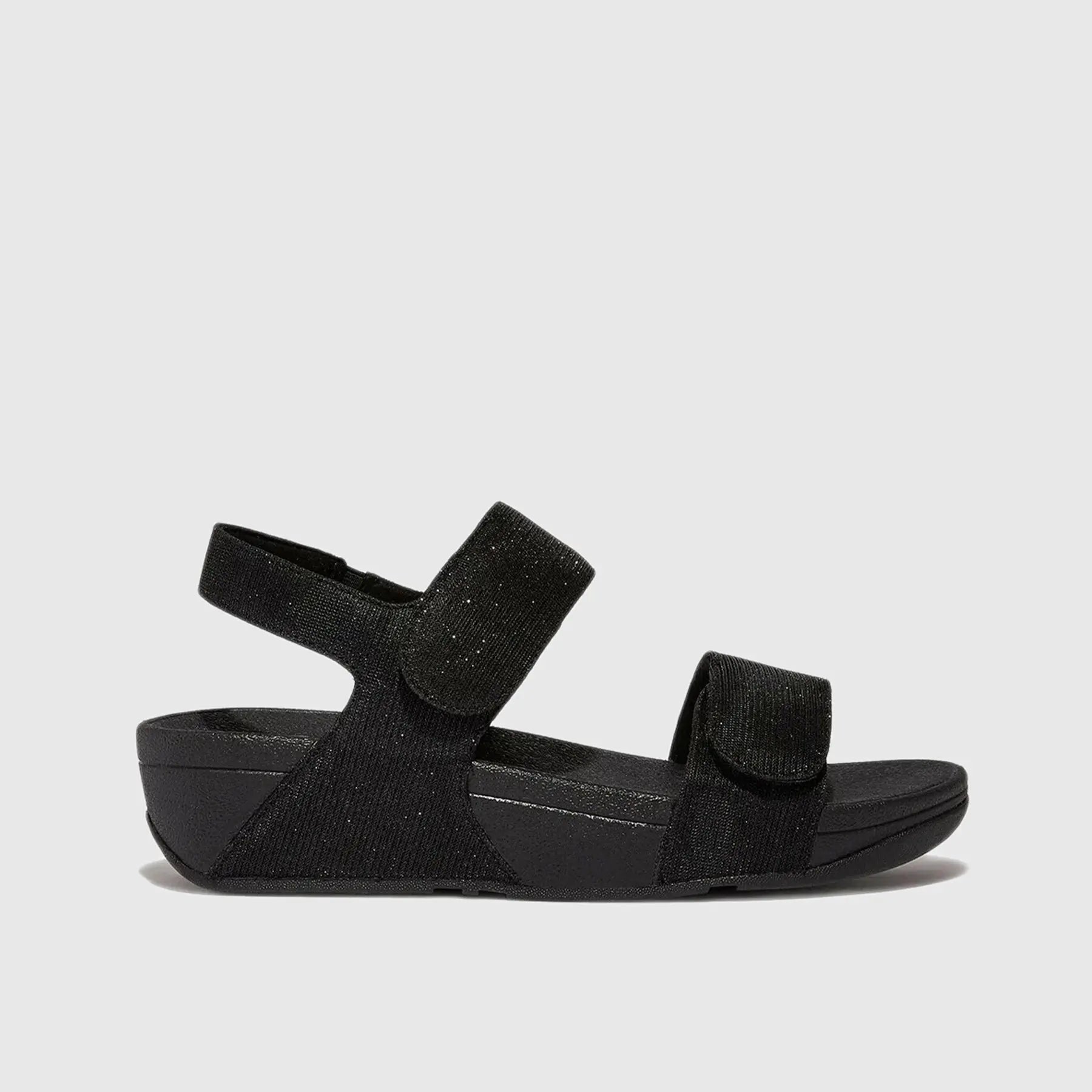 Lulu Adj Shimmerlux Slide All Black FZ9-090