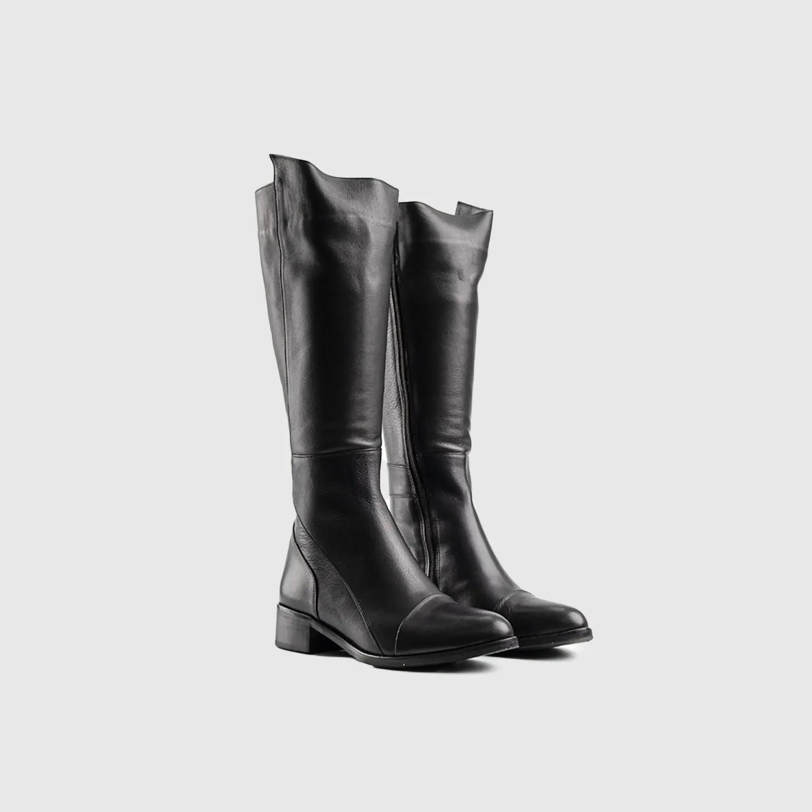 Leather Boots Black 11099
