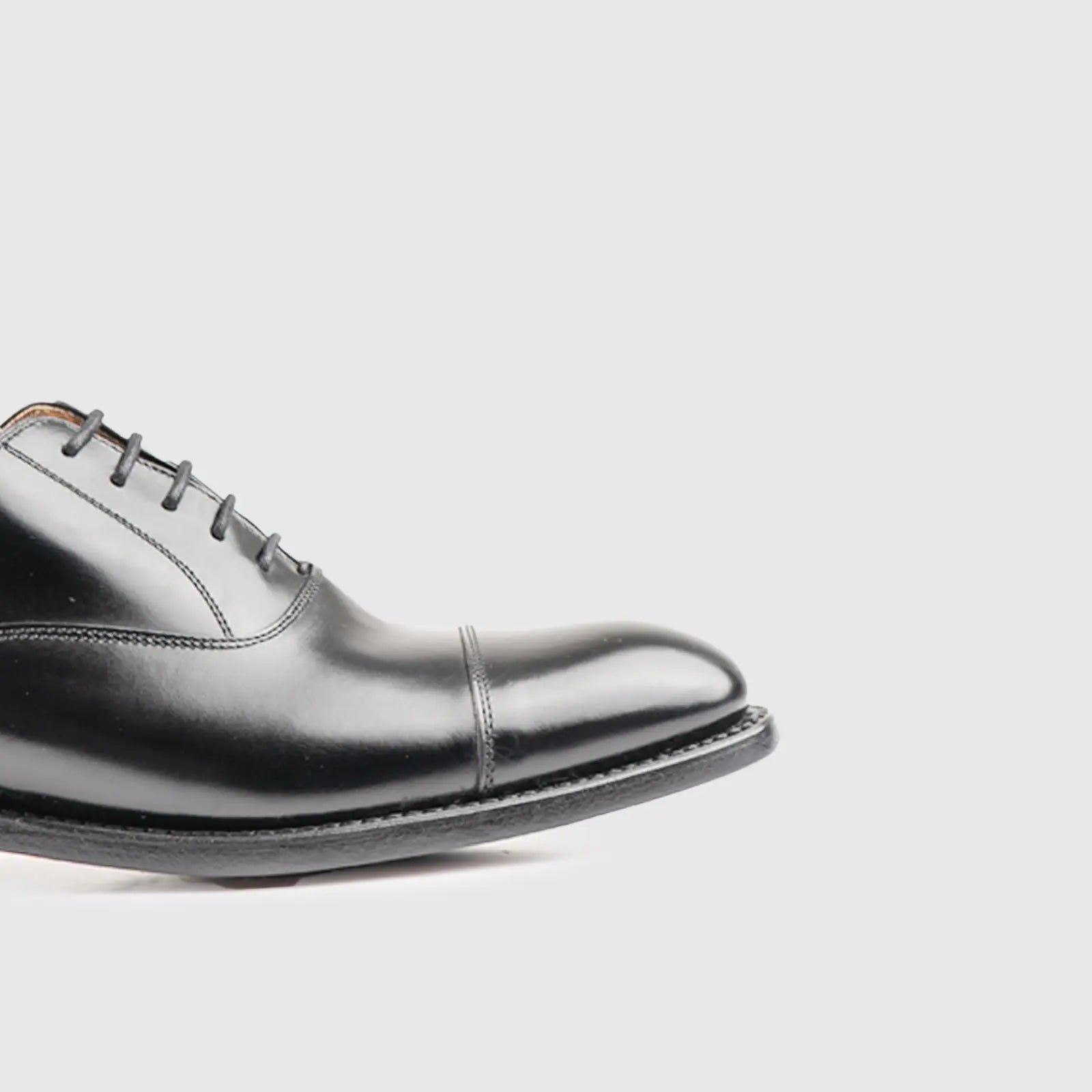 Goodyear Welt Straight Cap Oxford 5217 Black