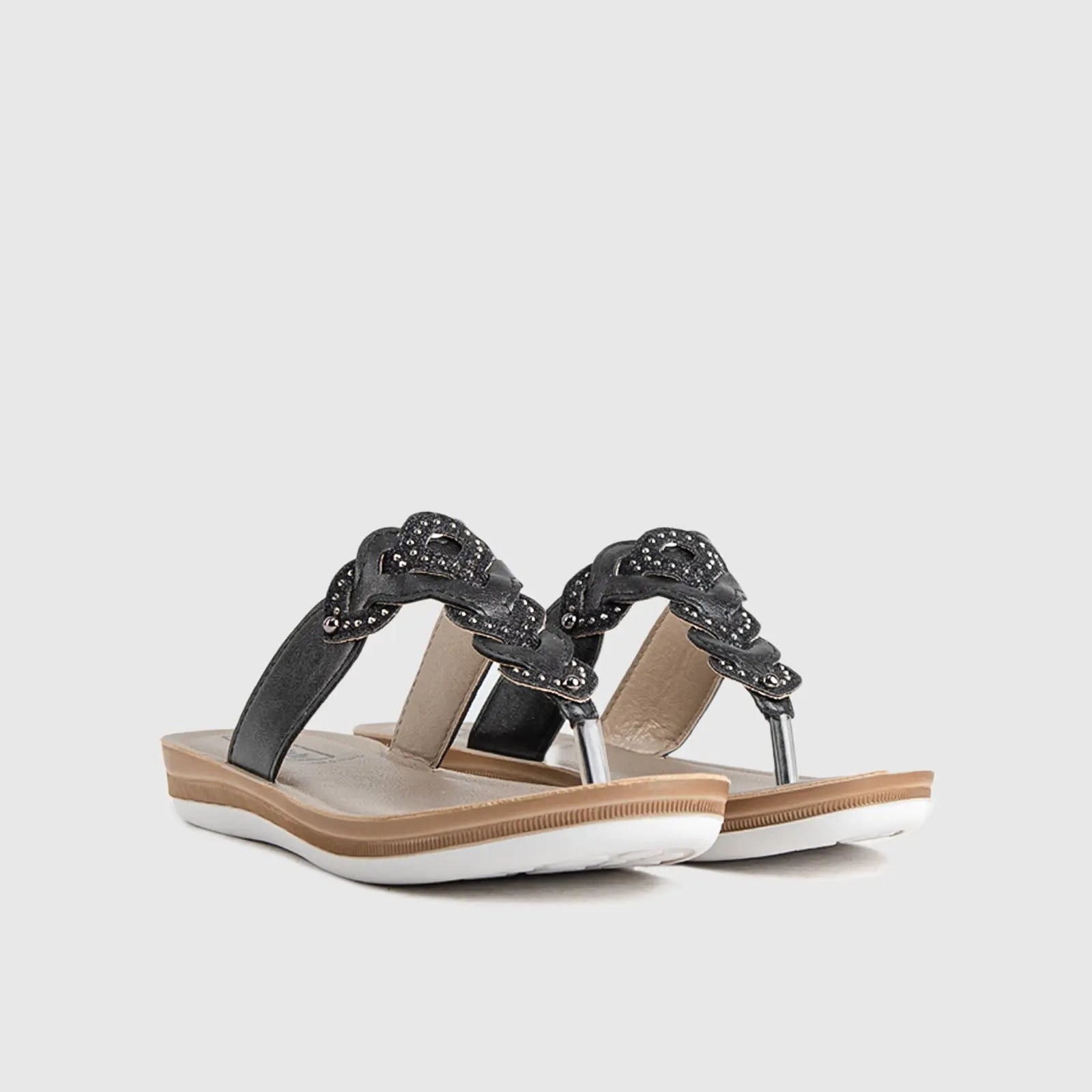 Ladies Comfort Sandals BA039 Black