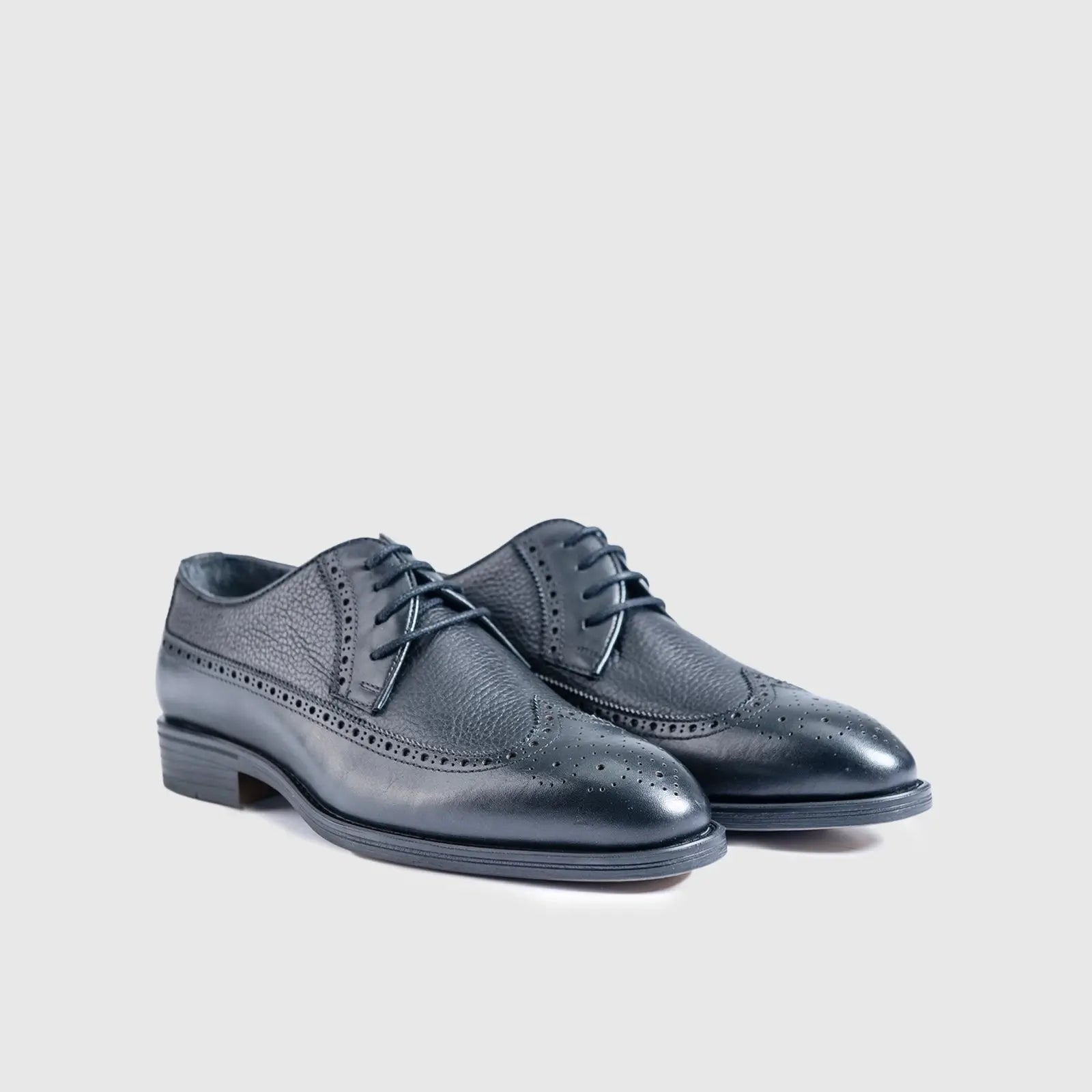 Dress Oxfords Wingtips 1-157 Black