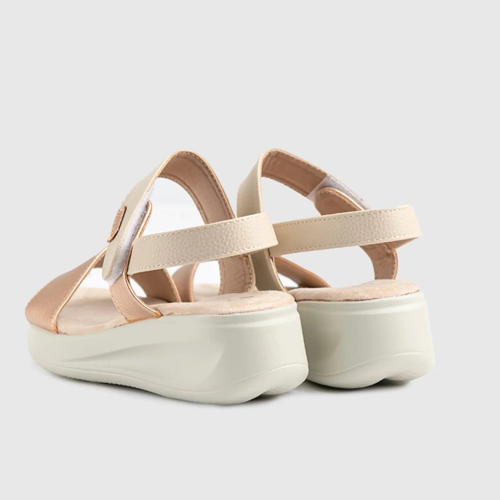 Soft Style Eleri Wedge Sandal Rose Gold 01482