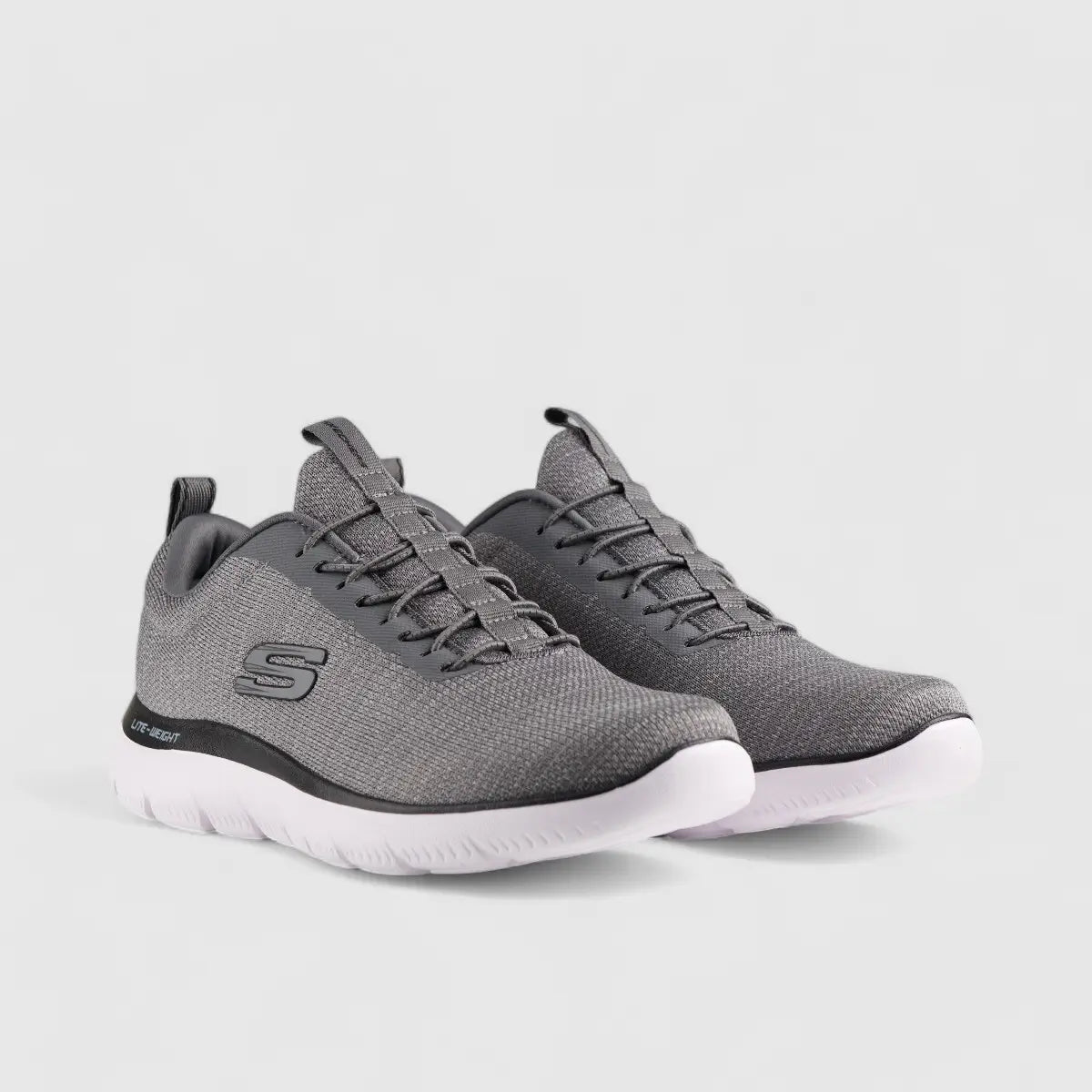 Skechers Comfort Slip Ons Grey 232697