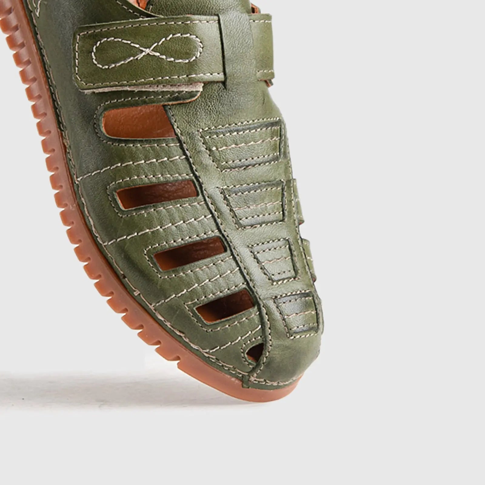 Comfort Leather Casuals 5103 Green