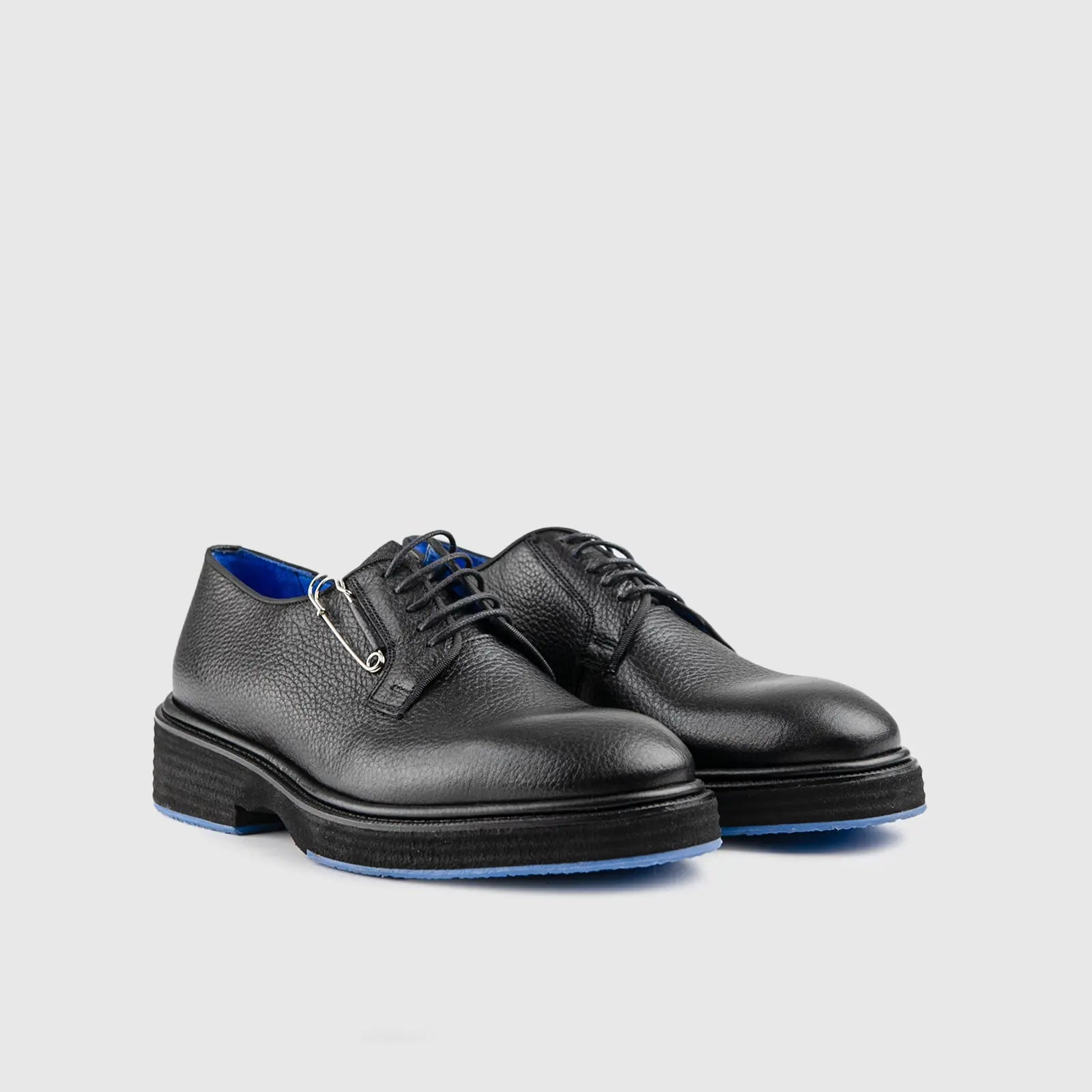 Chunky Sole Dress Oxfords Black Floater 0218/2