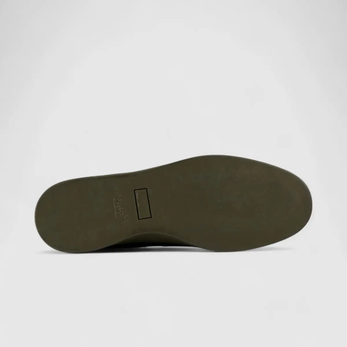 Formales Lace Up Leather Sneaker Olive 4346